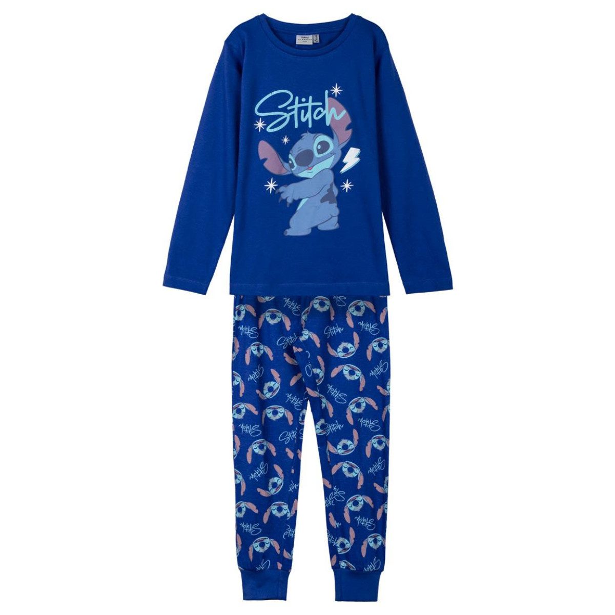 Cerda Pyjama Disney Stitch Schlafanzug Kinder aus Baumwolle