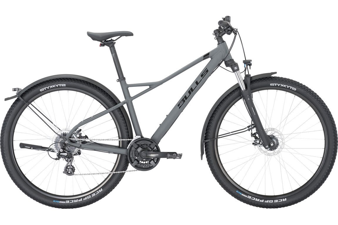 Bulls Mountainbike Bulls Sharptail Street 2 26'' grau 2026, 24 Gang SHIMANO Altus RD-M310, Kettenschaltung