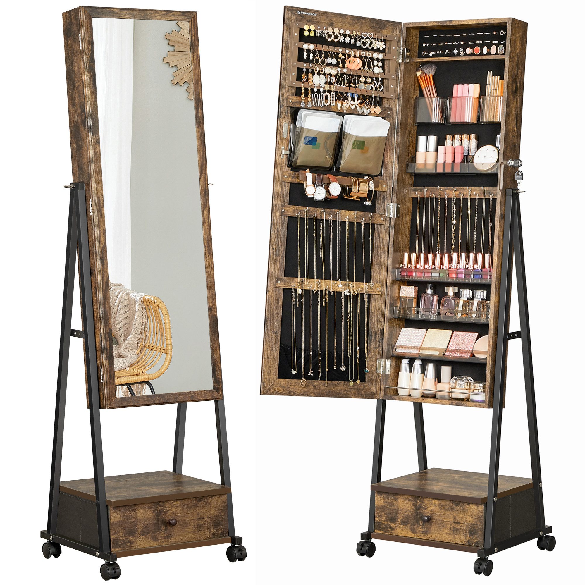 Schmuckschrank Spiegelschrank