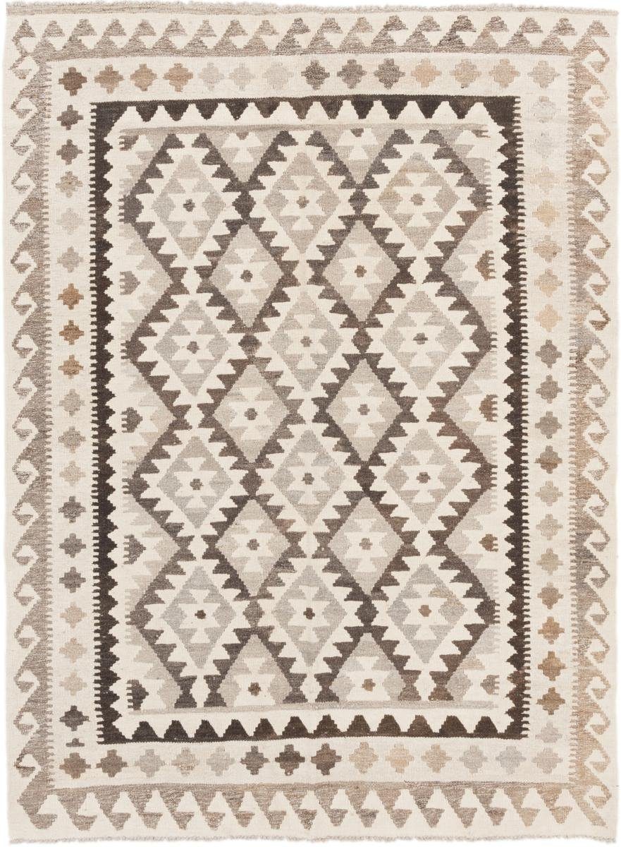 Orientteppich Kelim Afghan Heritage 129x171 Handgewebter Moderner Orientteppich, Nain Trading, rechteckig, Höhe: 3 mm