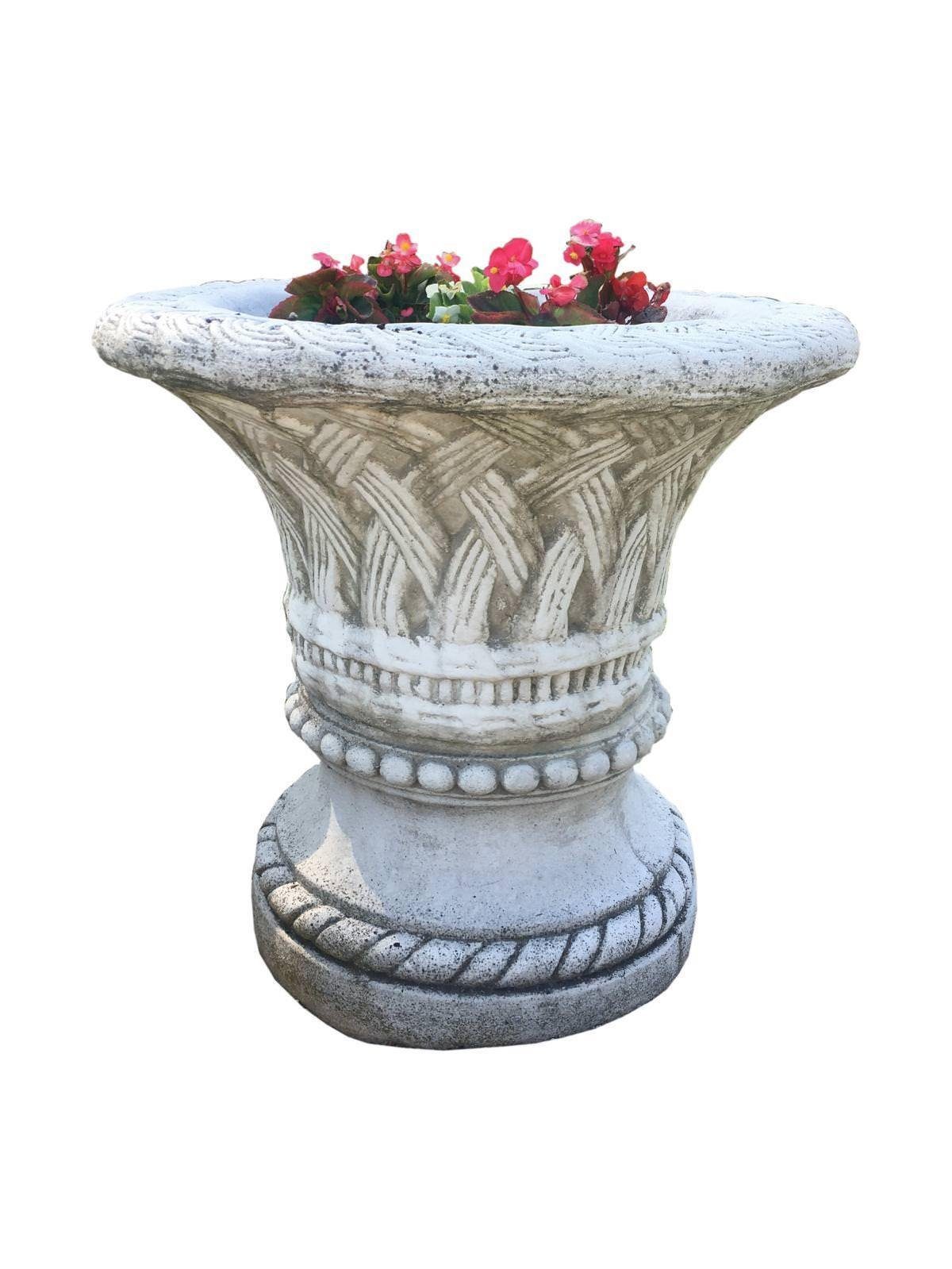 Antikes Wohndesign Pflanzschale Runde Pflanzschale Blumenkübel Pflanzkübel Amphoren Schale Blumentopf