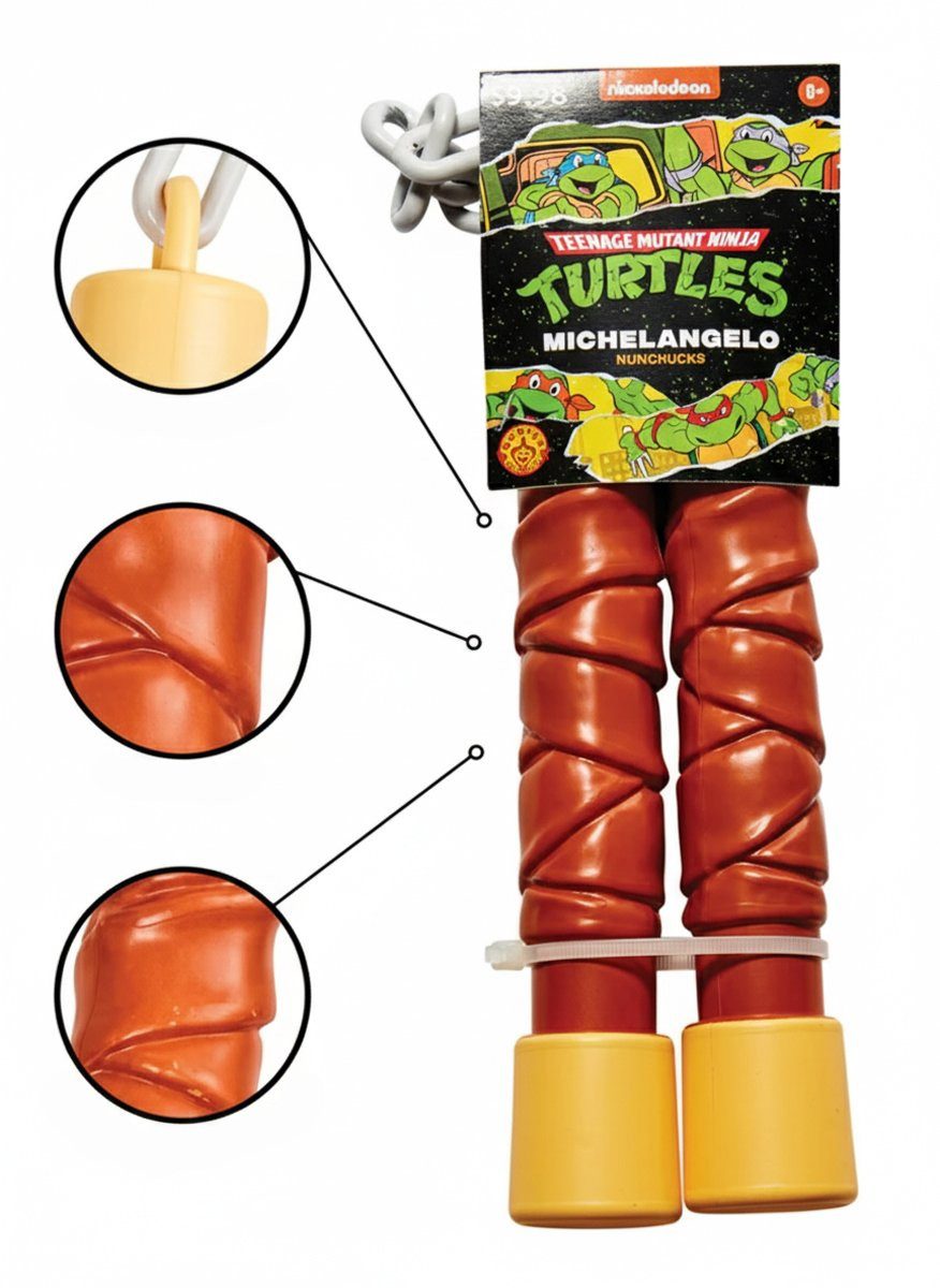 Rubie´s Kostüm Teenage Mutant Ninja Turtles – Michelangelo Nuncha, Die Ninja-Waffe der Wahl von Michelangelo