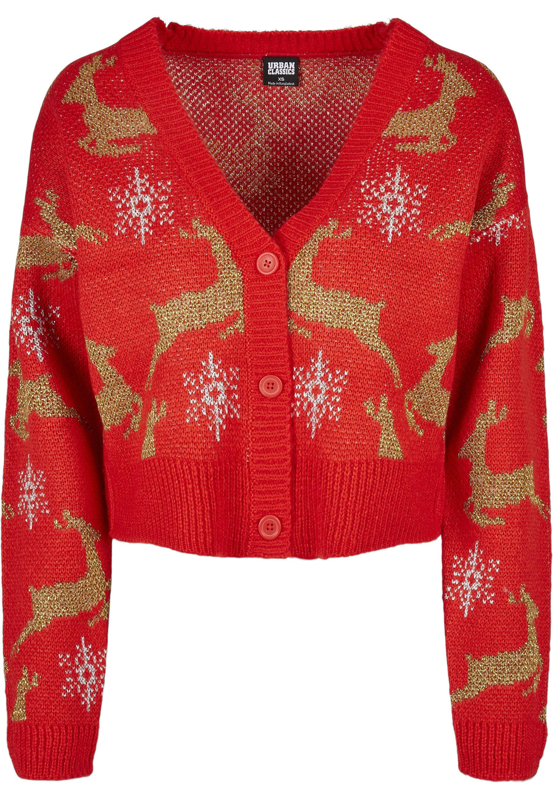 URBAN CLASSICS Cardigan Urban Classics Damen Ladies Short Oversized Christm günstig online kaufen