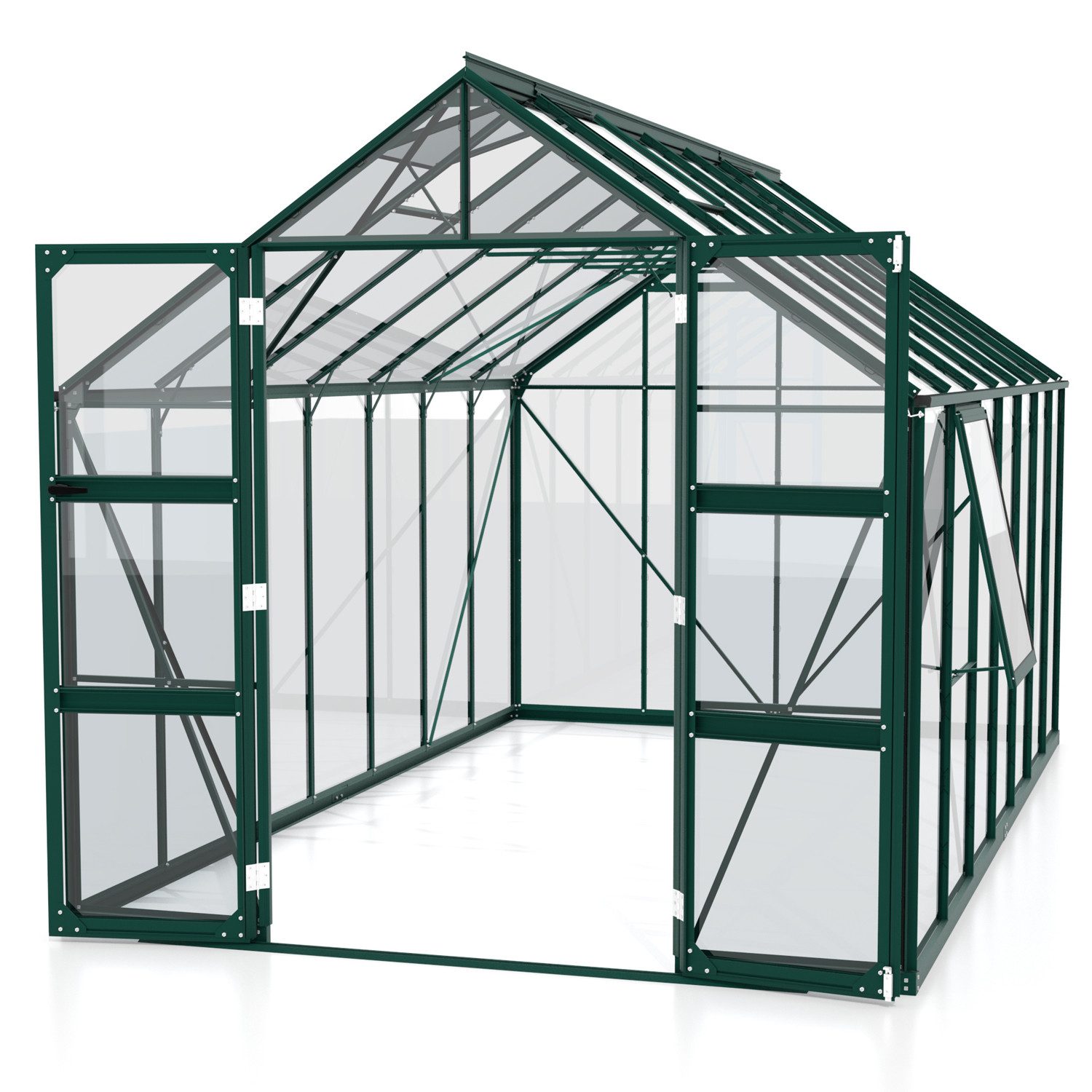 Vitavia Gewächshaus Olymp 11500, 3,00 mm Wandstärke grün | Rabatt: 29%