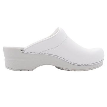 Sanita Original-Karl Pu Open Clog White Sandale