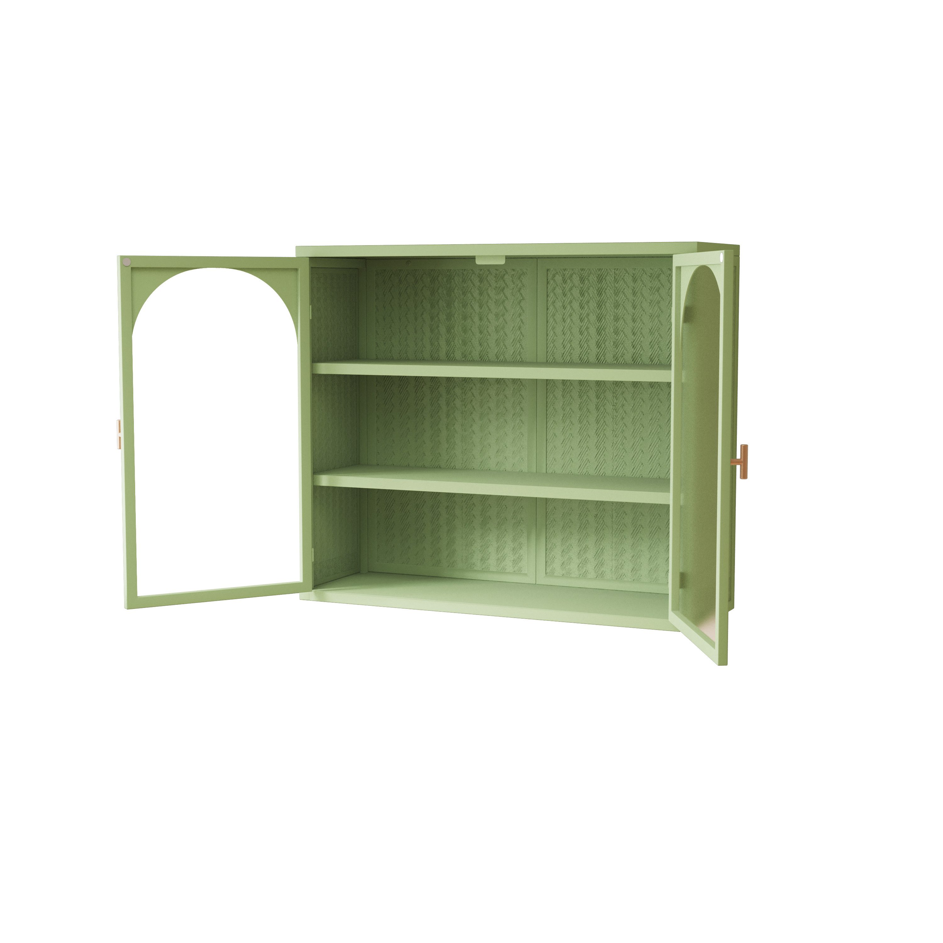 MODFU Hängeschrank 70 cm Wandhängender Hängevitrine (Aktenschrank Wandschra günstig online kaufen