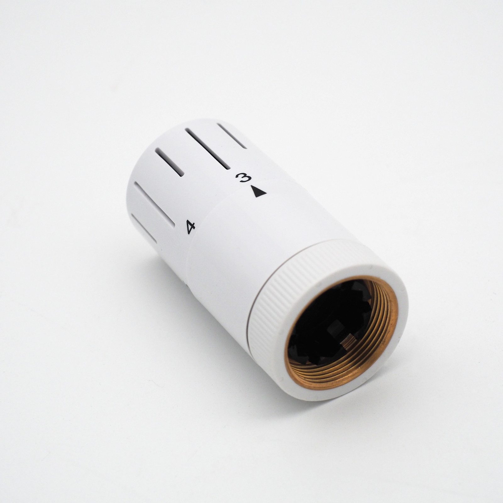 WITEN&NOCK Heizkörperthermostat Design Thermostatkopf M30x1,5mm Heizkörperventil Universal weiß, (2 St) – Bild 5 von 5