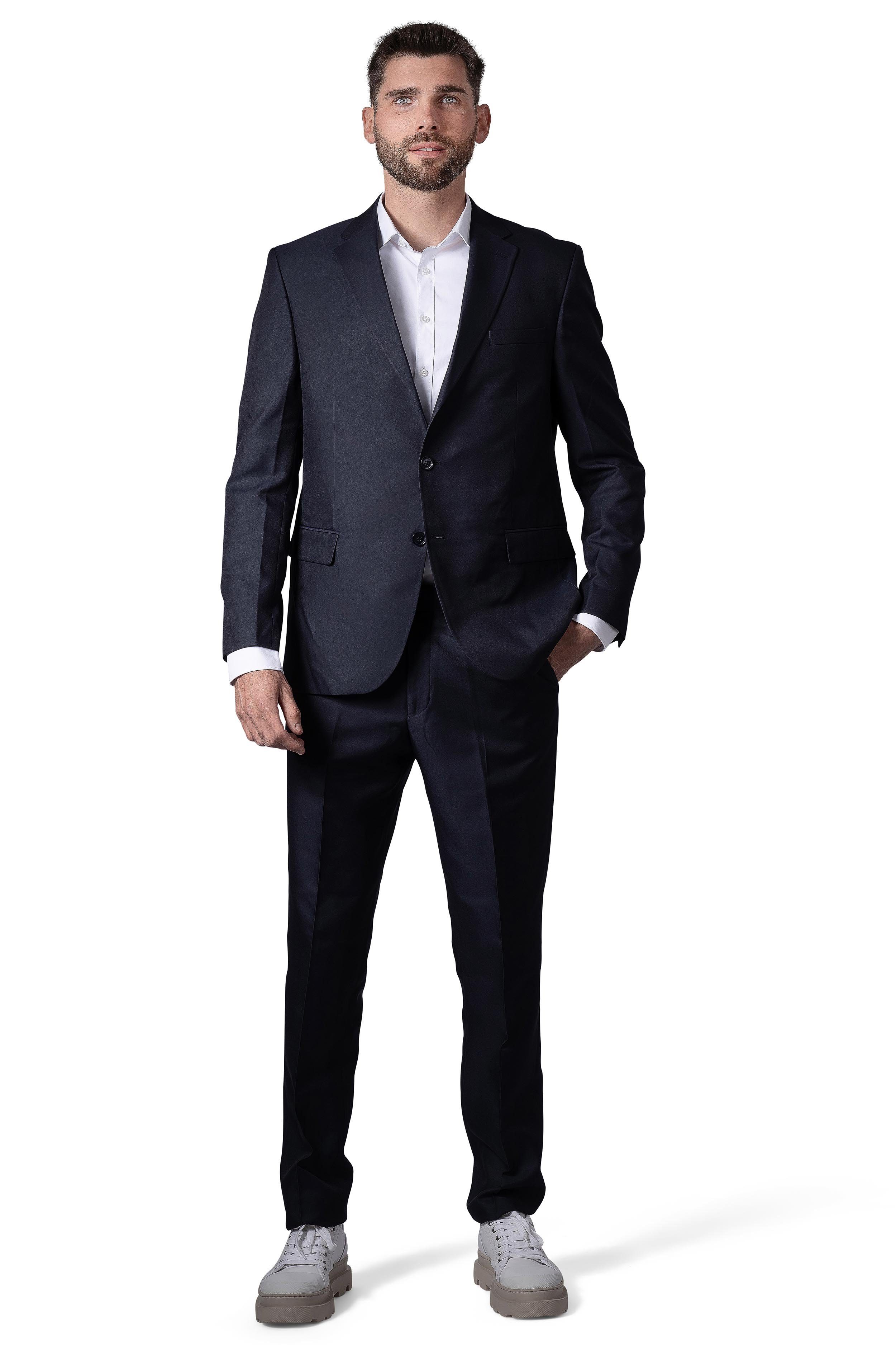 Hirschthal Anzug Herren Business Anzug Regular-Fit (2-tlg) im eleganten Look