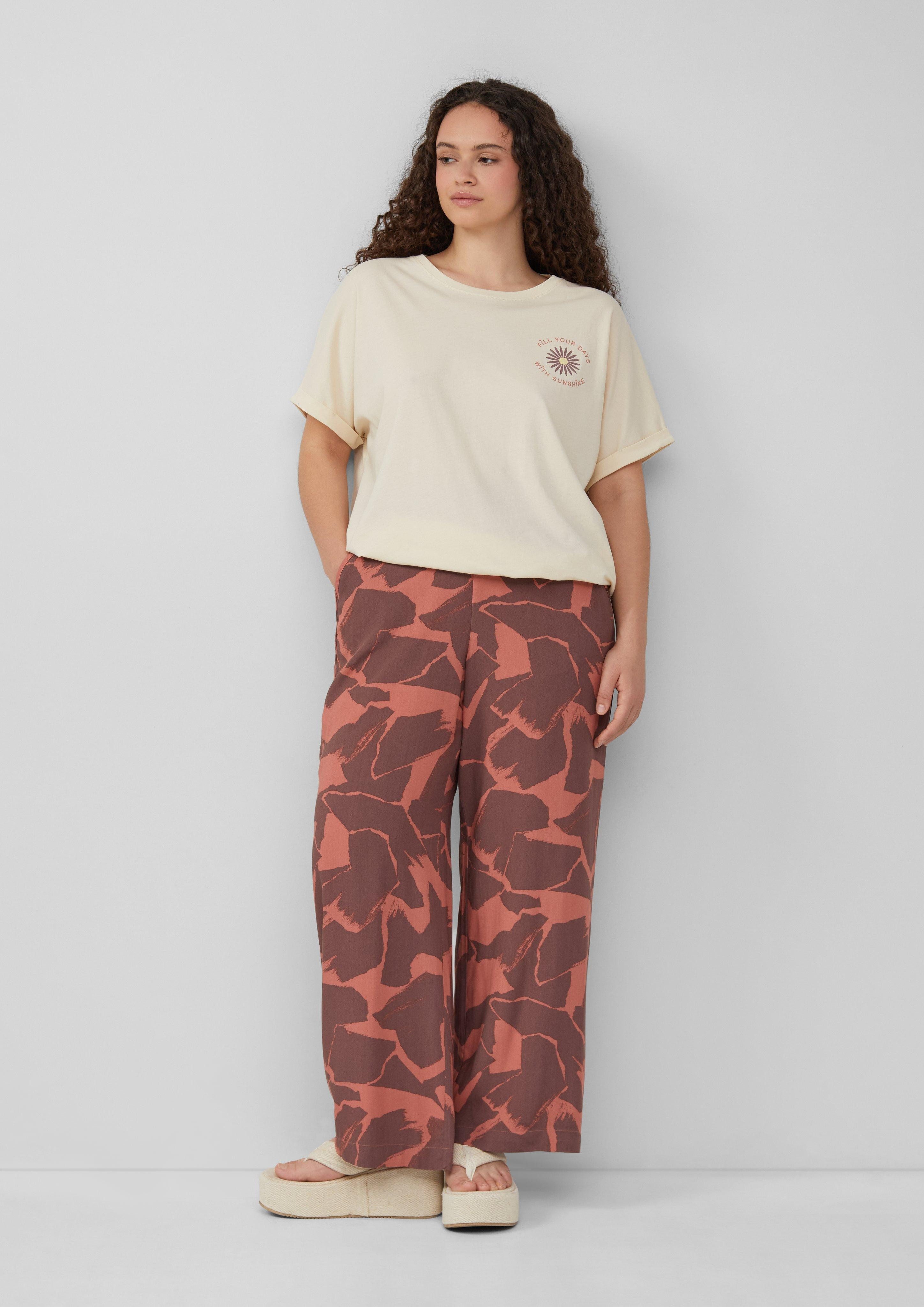QS Stoffhose Hose aus Viskose mit günstig online kaufen
