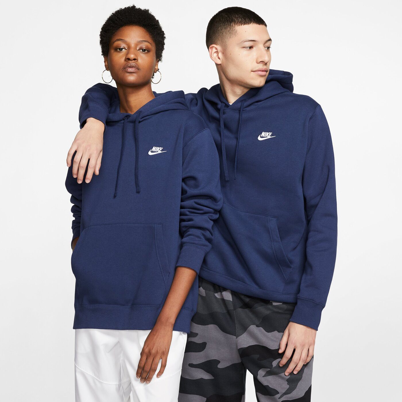 Nike Kapuzensweatjacke M NSW CLUB HOODIE PO BB MIDNIGHT NAVY/MIDNIGHT NAVY/ günstig online kaufen