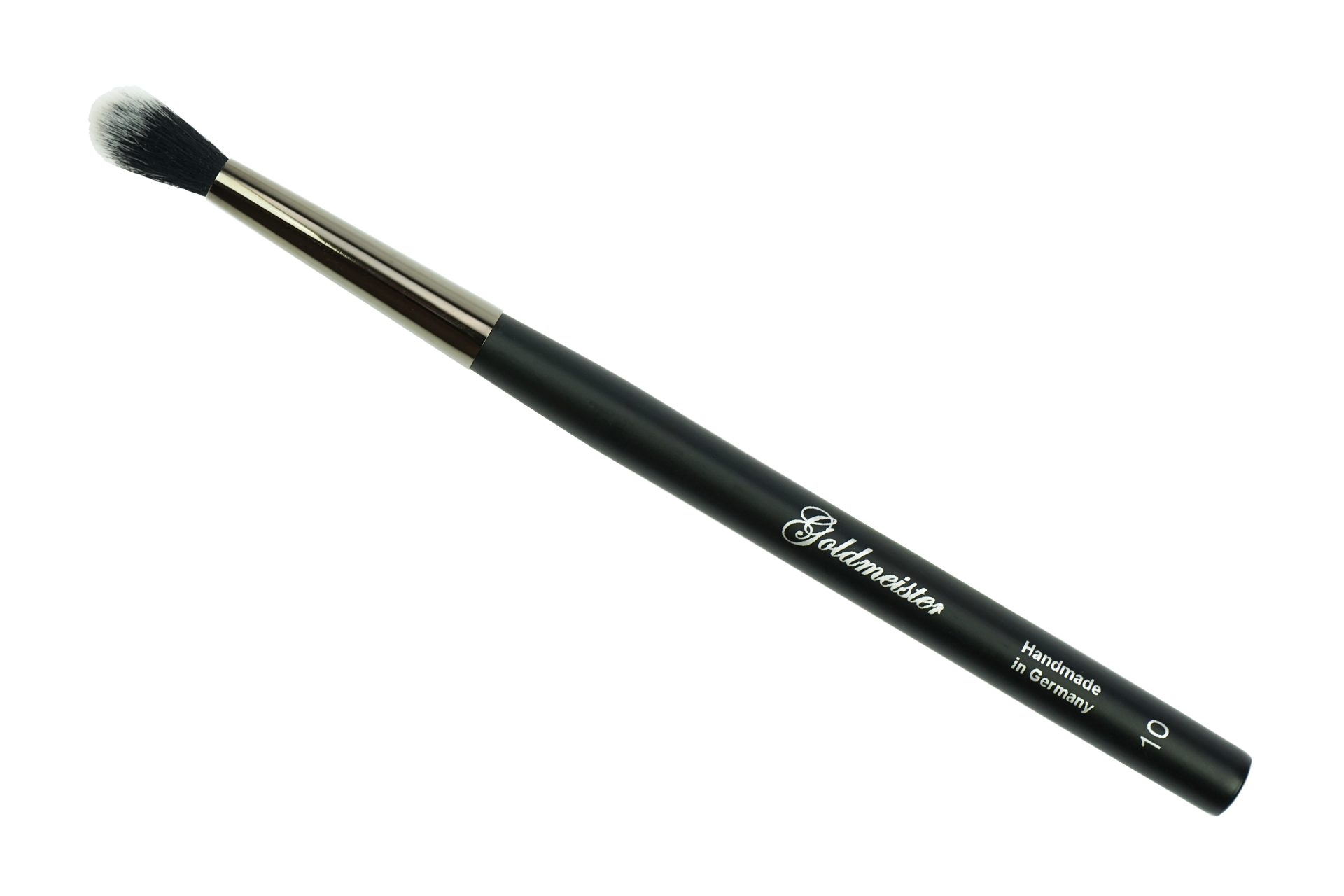 Fantasia Beauty Lidschattenpinsel Lidschatten oder Blender aus feinstem Torayhaar, runde Zwinge, 1 tlg., für cremige Lidschatten oder Pigmente, Lidschatten sanft zu verblenden
