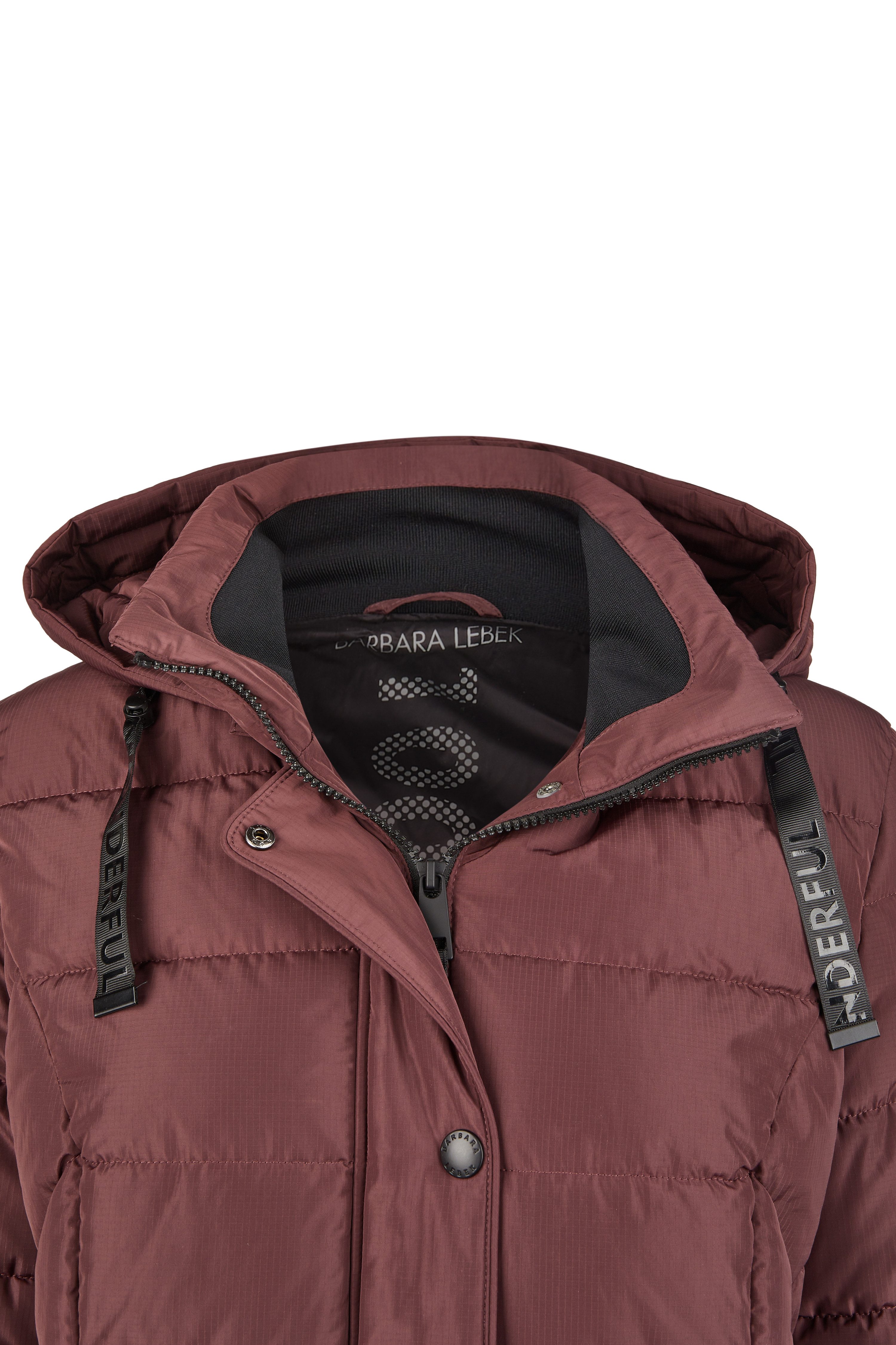 Barbara Lebek Steppjacke Barbara Lebek Winterjacke mit Kapuze - burgund (1- günstig online kaufen