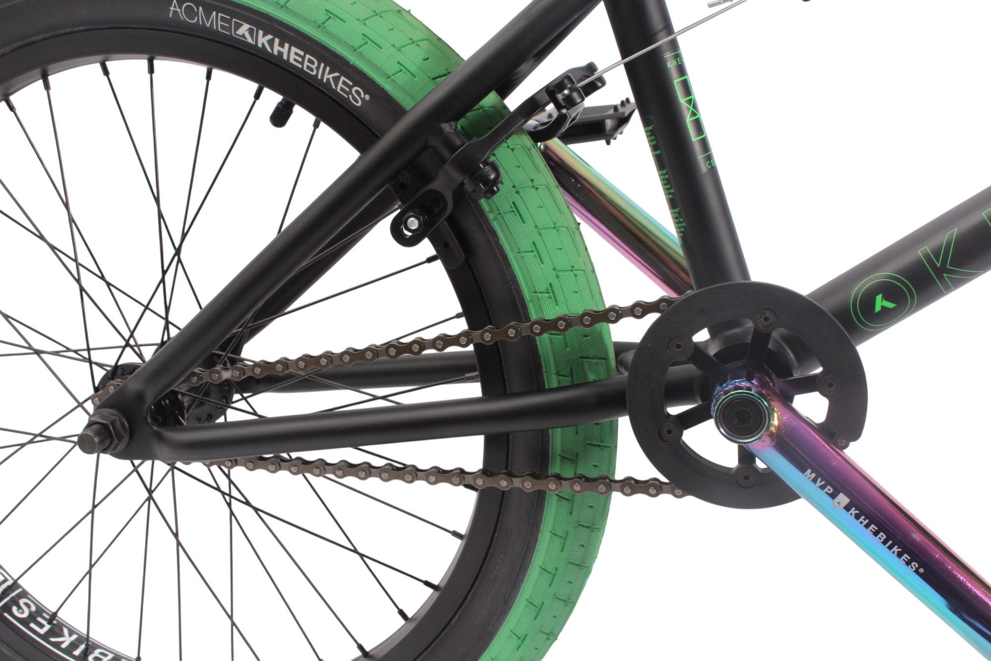 KHEbikes BMX bike KHE CENTRIX 20", 10.6 kg, HiTen frame, 360° rotor, Oil Slick parts, 1 gear