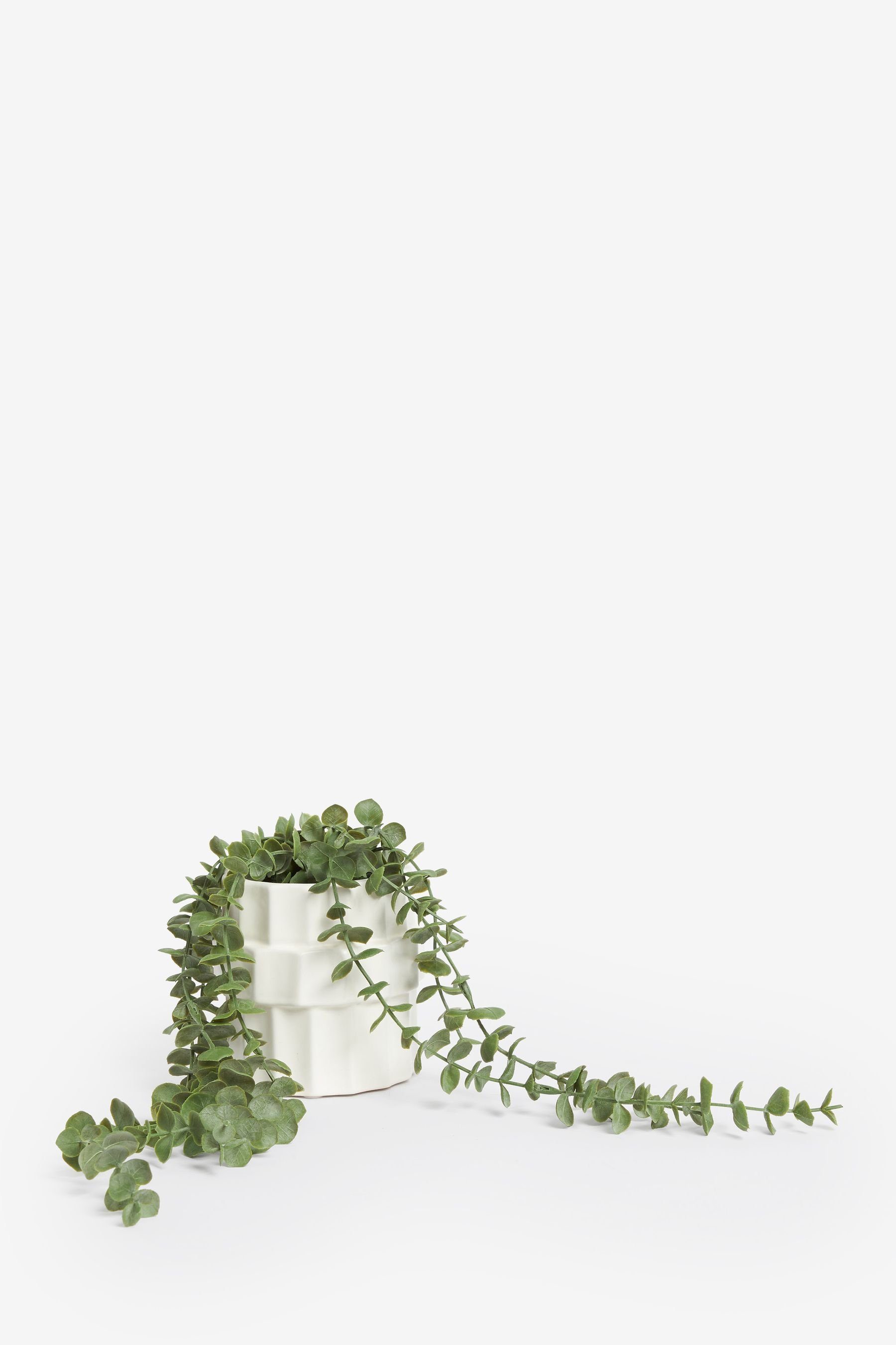 Künstliche Topf, im Künstliche White Hängepflanze Zimmerpflanze Next