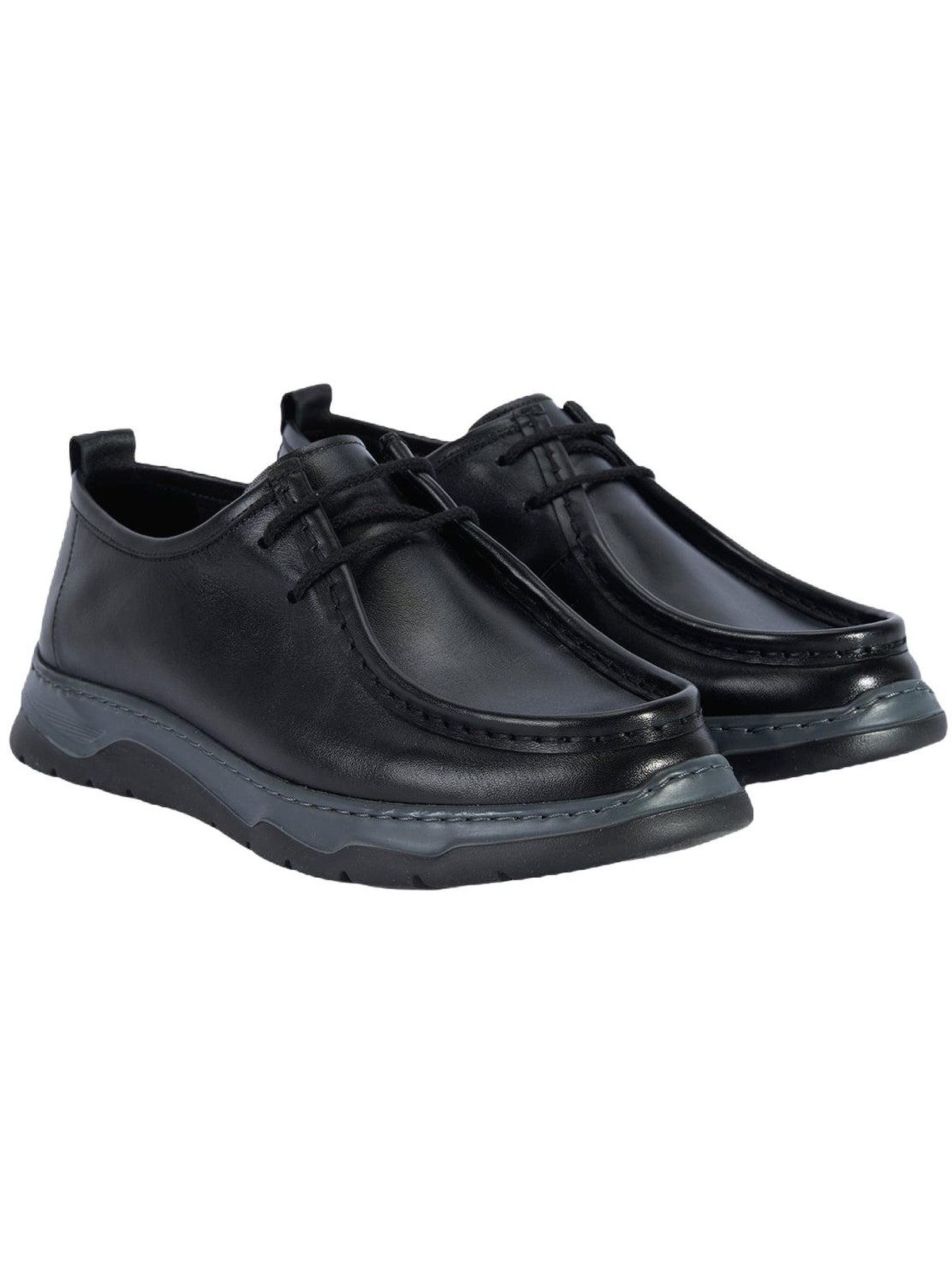 Desa Herren-Schnürschuhe aus echtem Leder – bequeme Freizeitschuhe für jed Daunenschuh