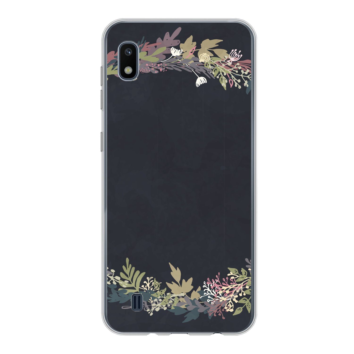 MuchoWow Handyhülle für Samsung Galaxy A10 Girlande - Pastell - Sommer, Smartphone-Bumper, Print, Handy Schutzhülle Dünn