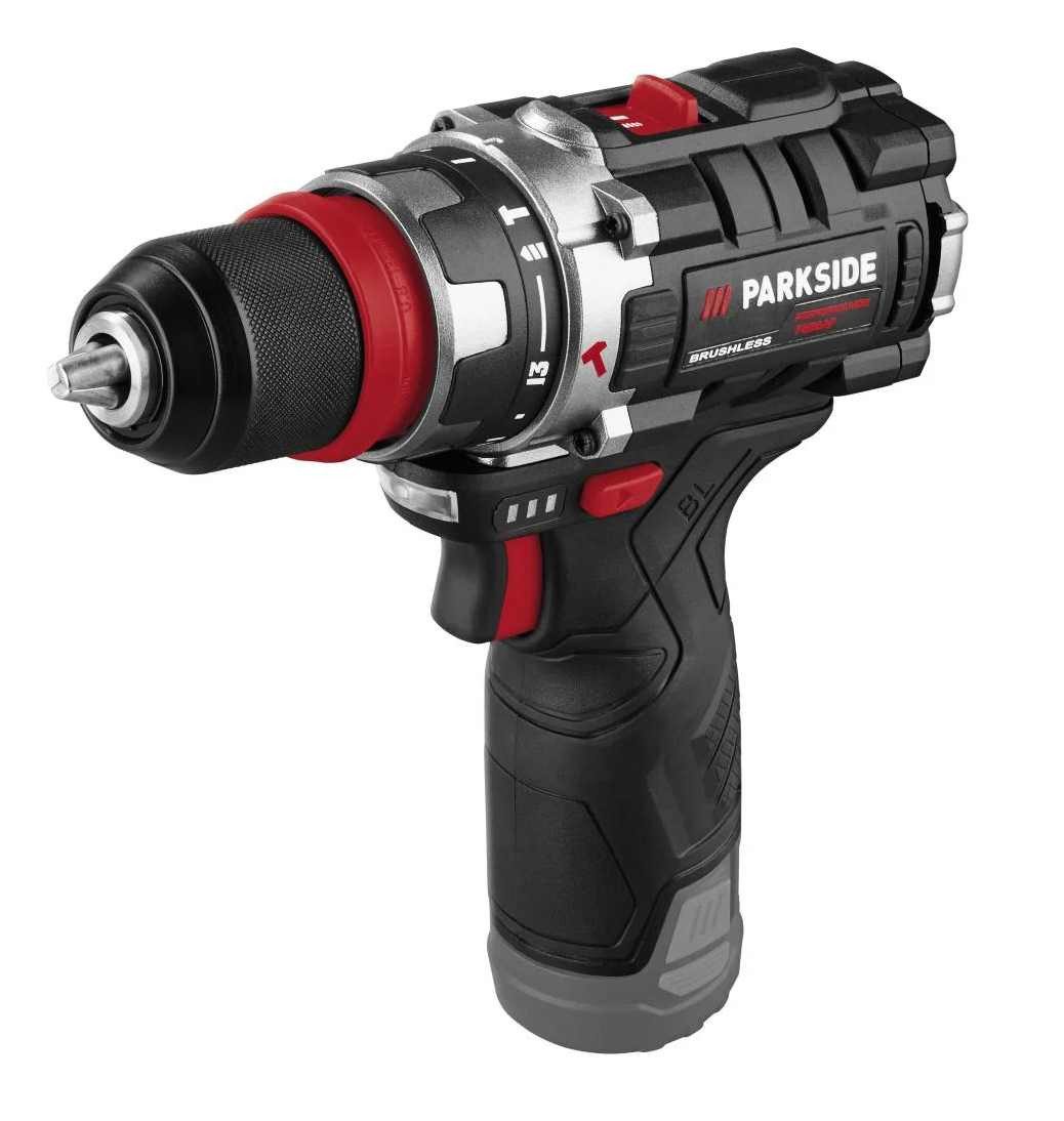 PARKSIDE PERFORMANCE® Akku-Drehschlagschrauber 12V Schlagbohrschrauber PSBSAP 12 Akku 2 Ah + Ladegerät