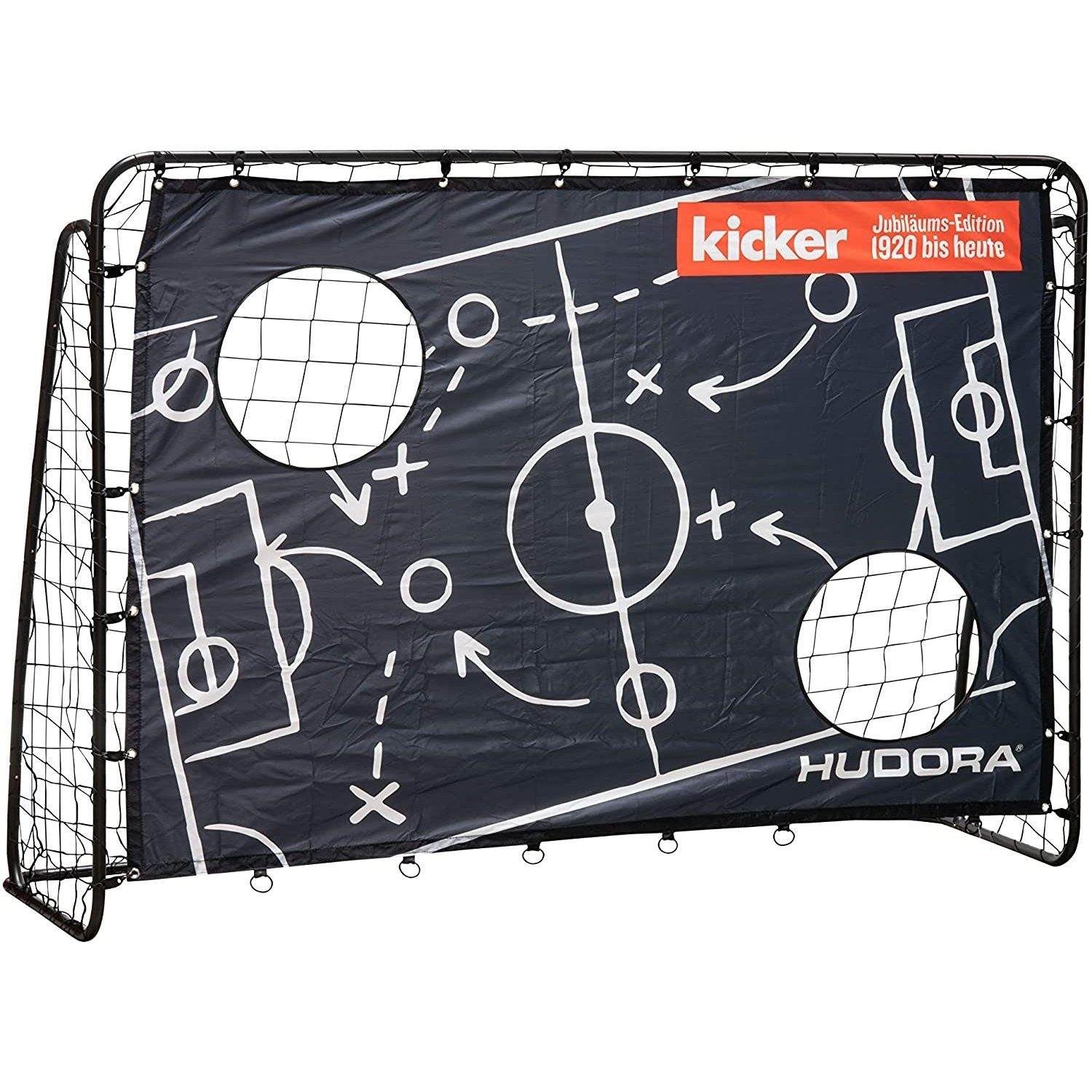 Hudora Fußball 76928 Fußballtor Trainer "Kicker Edition" Matchplan