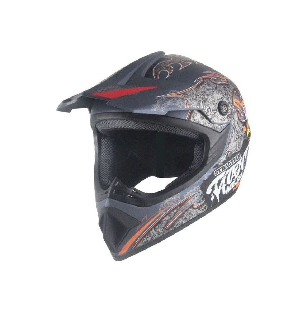FunSport-Factory Motocrosshelm Mejia Kinder Crosshelm Motocross Helm Kinder Motorradhelm Offroad