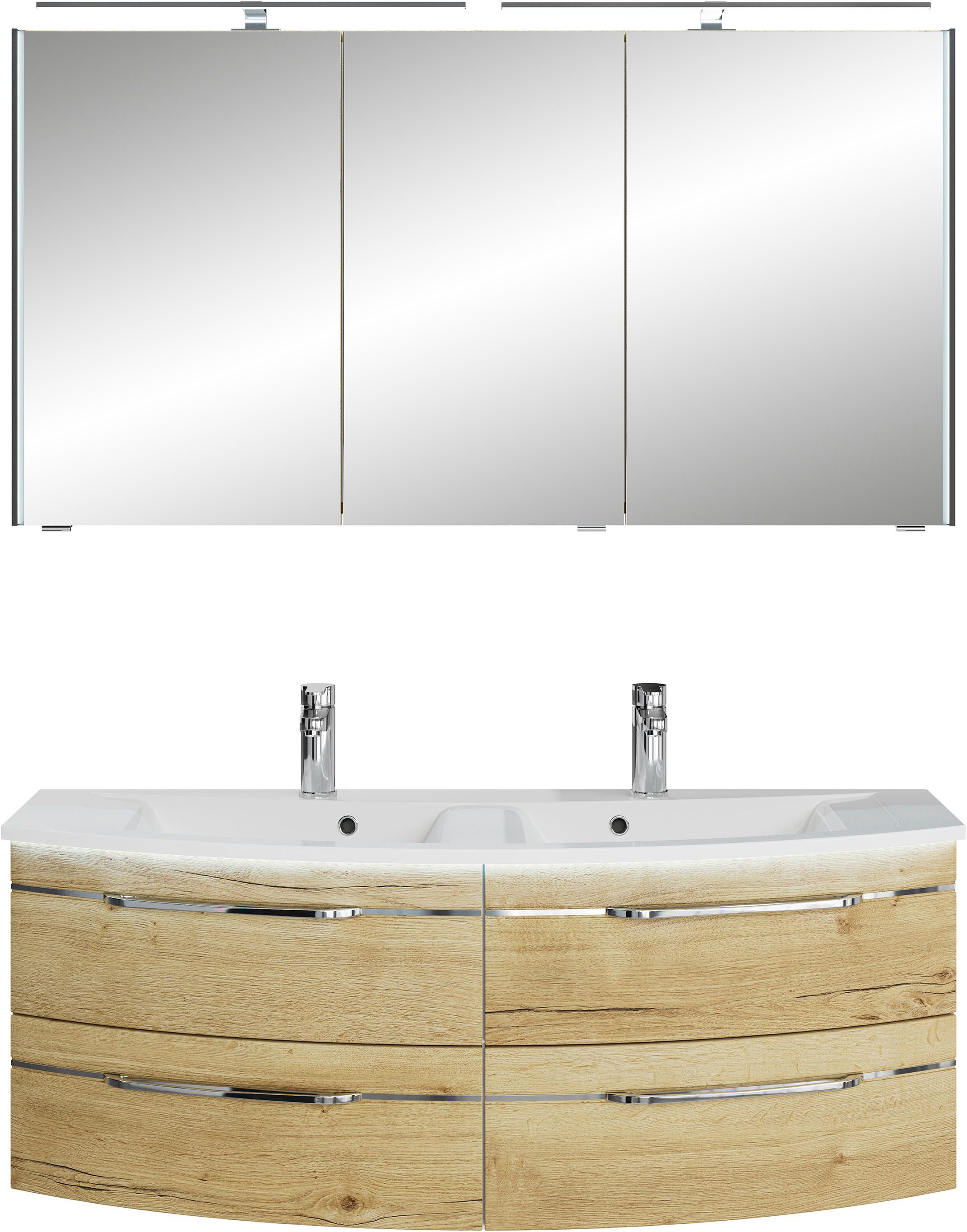 Saphir Badmöbel-Set Badezimmer-Set 133,2 cm breit, günstig online kaufen