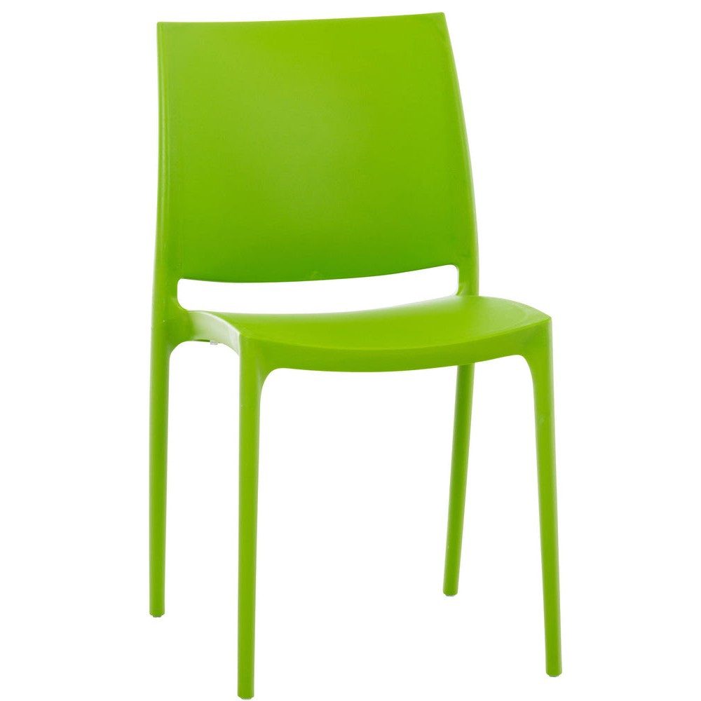 CLP Stuhl Gartenstuhl Stapelstuhl Bistrostuhl (Spar-Set, 1 St), stapelbar, UV-beständig, wasserabweisend, bis 130 kg