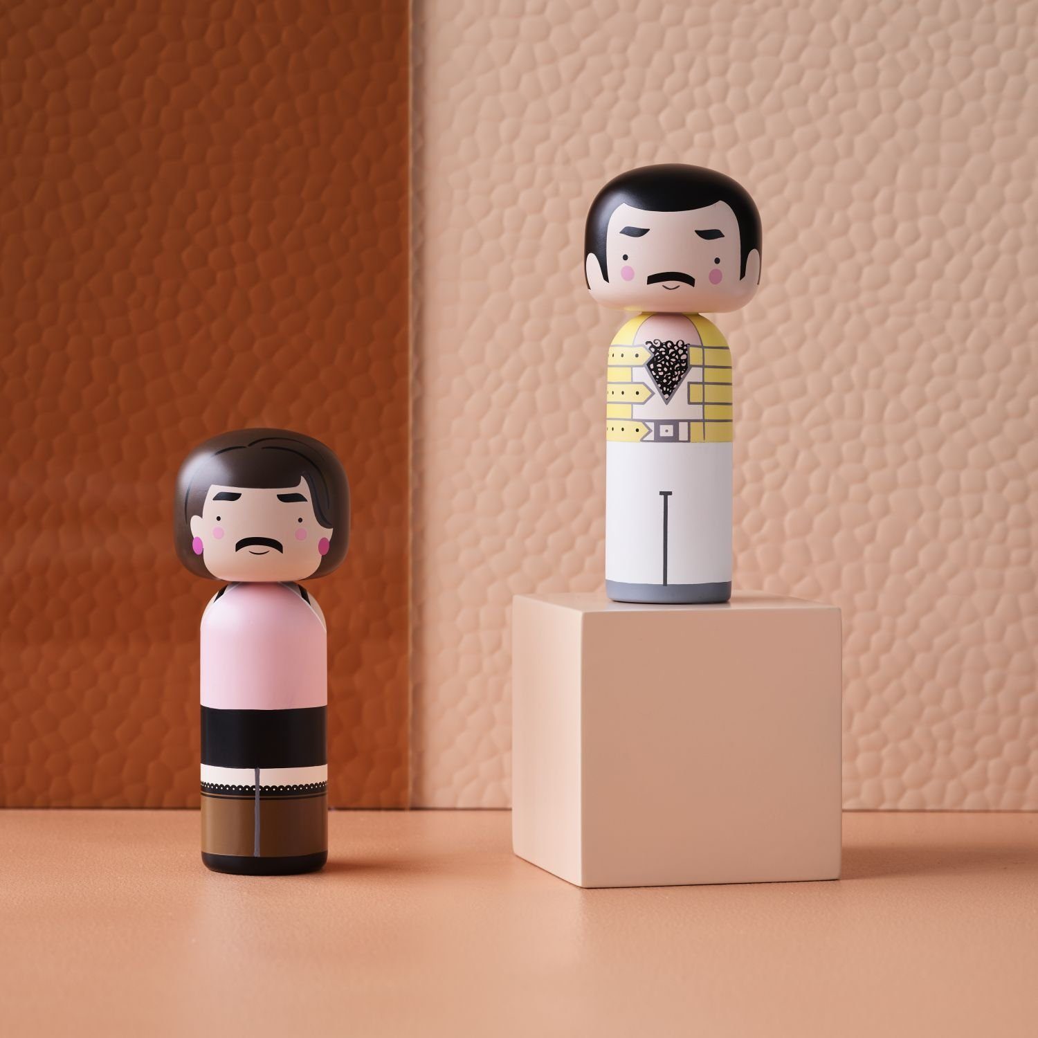 Lucie Kaas Dekofigur Sketch.inc Kokeshi Doll Freddie I Want to Break Free