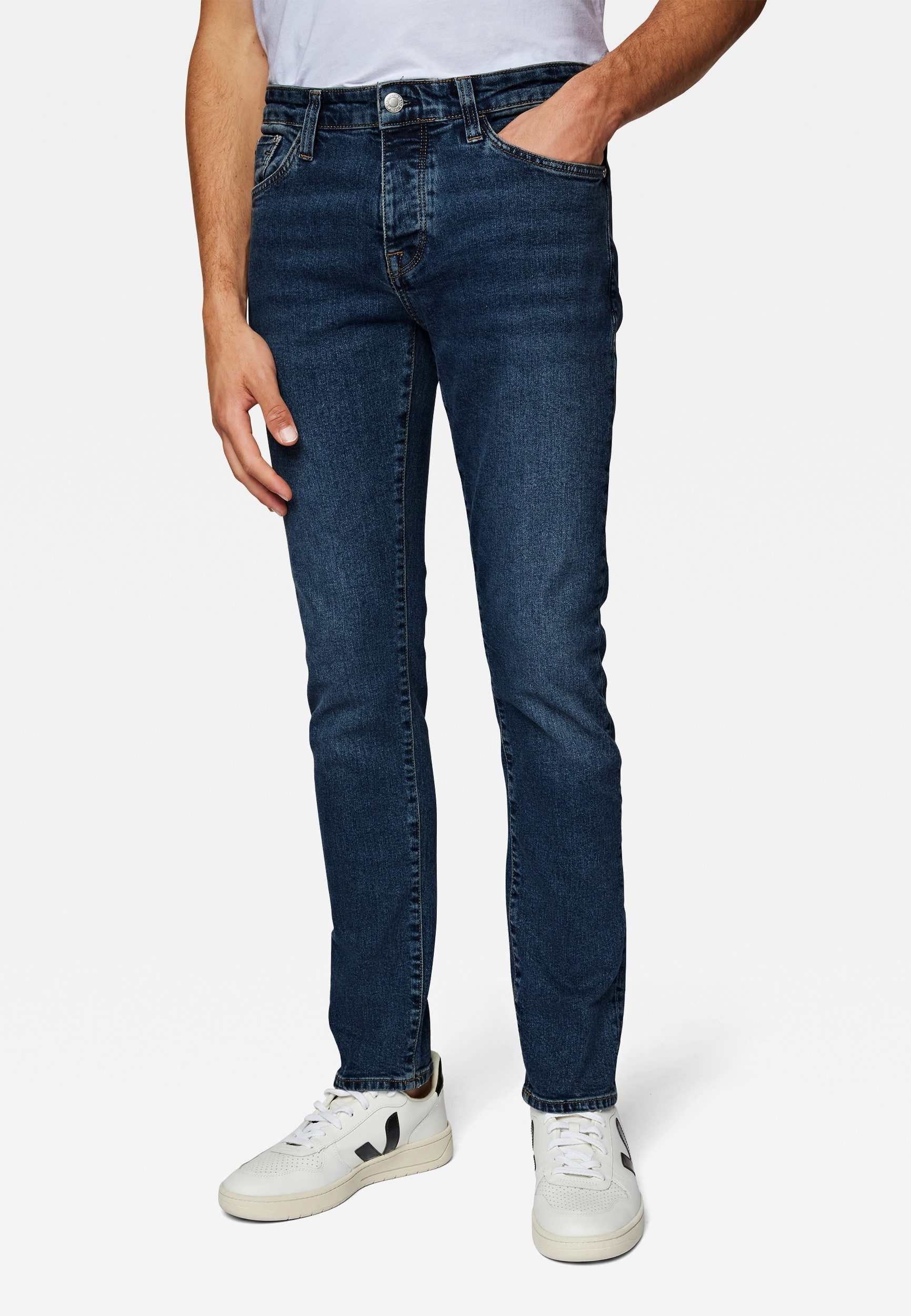 Mavi Regular-fit-Jeans Jeans Straight Denim Stretch günstig online kaufen