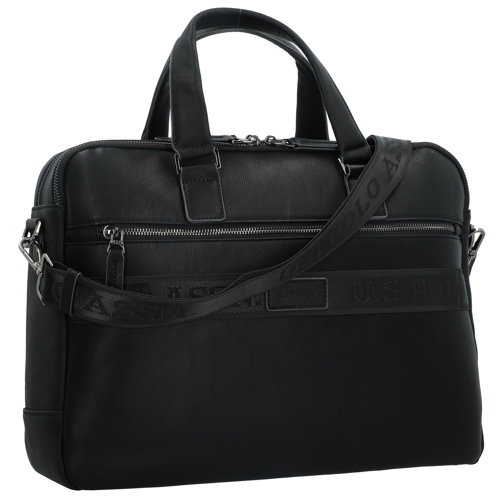 U.S. Polo black Leder Cambridge, Assn Aktentasche