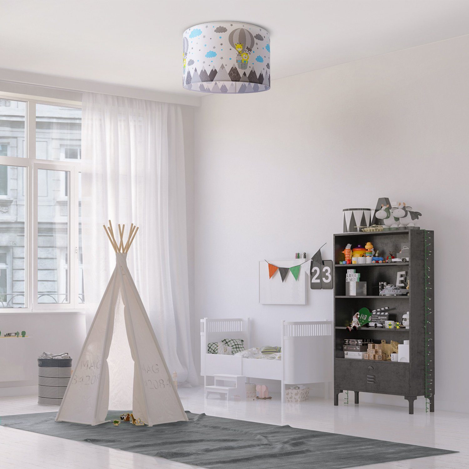 Paco Home Deckenleuchte Cosmo 343, ohne günstig online kaufen