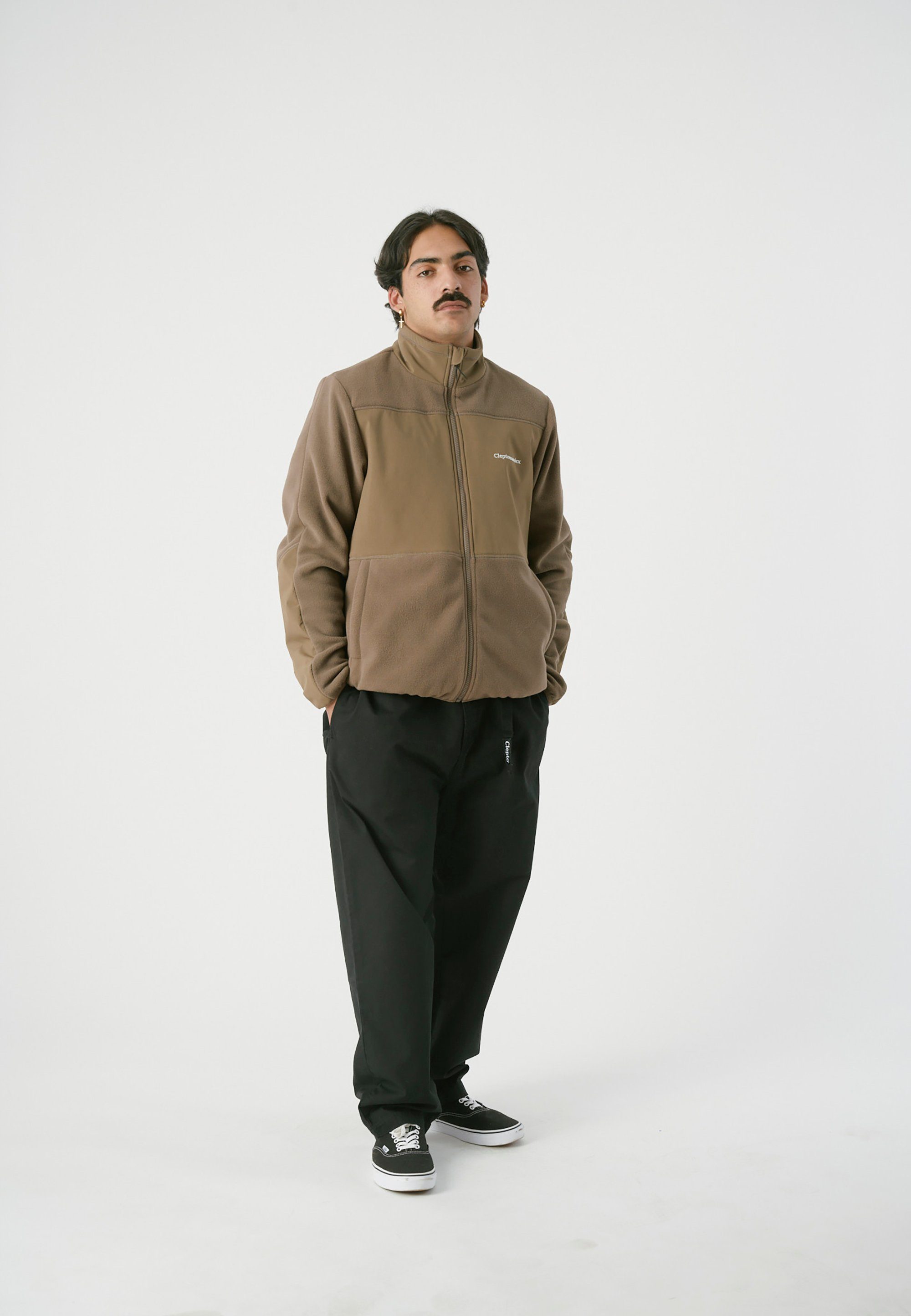 Cleptomanicx Fleecejacke Deck mit geräumigen Taschen
