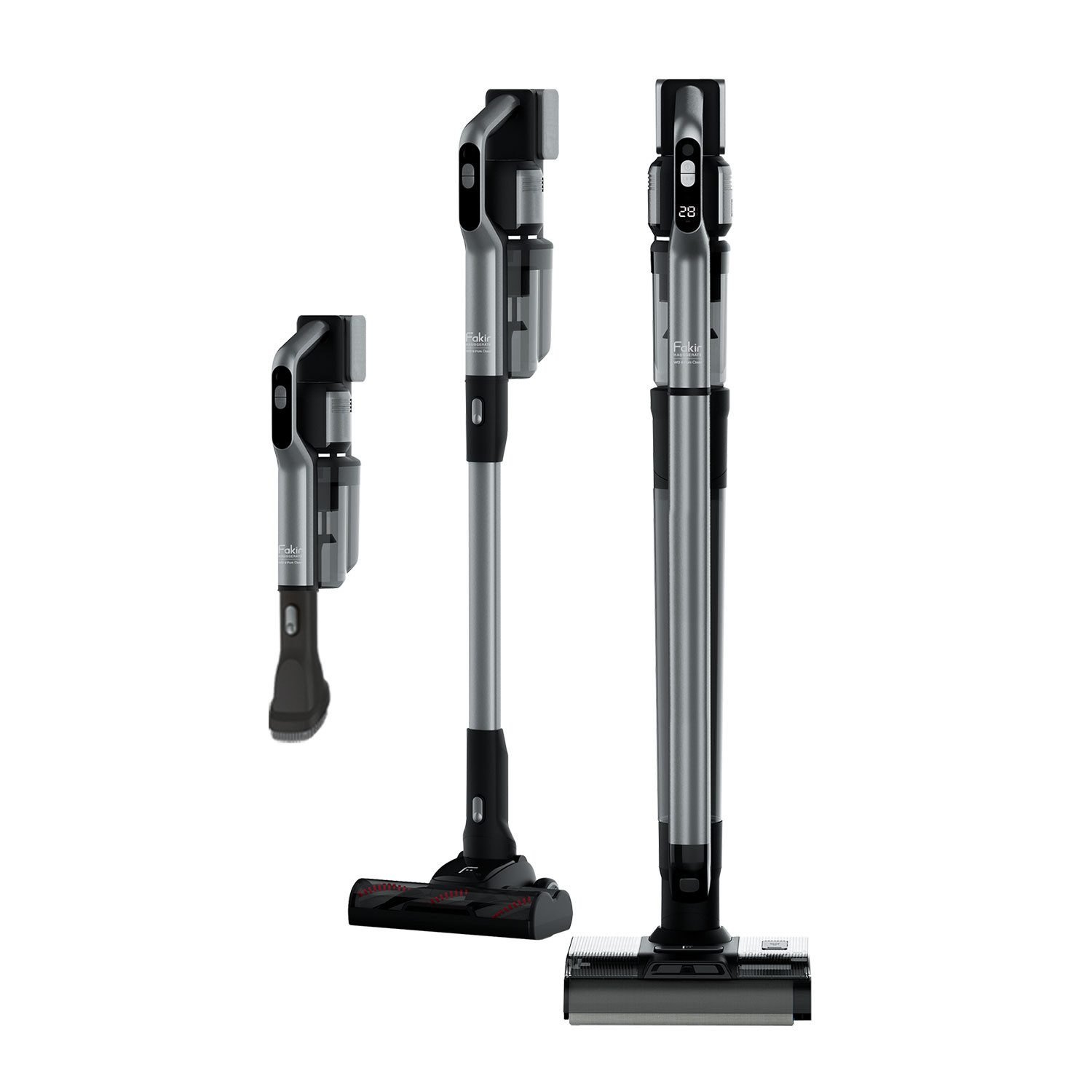 FAKIR Nass-Trocken-Akkusauger WD 9 Pure Clean Nass & Trocken Akku-Staubsauger, 400 W, geeignet für Hartboden, Teppichboden