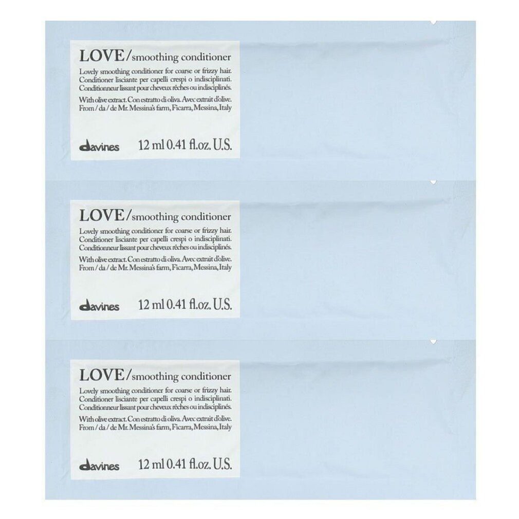Davines Haarpflege-Set, Love Smoothing, Haarspülung