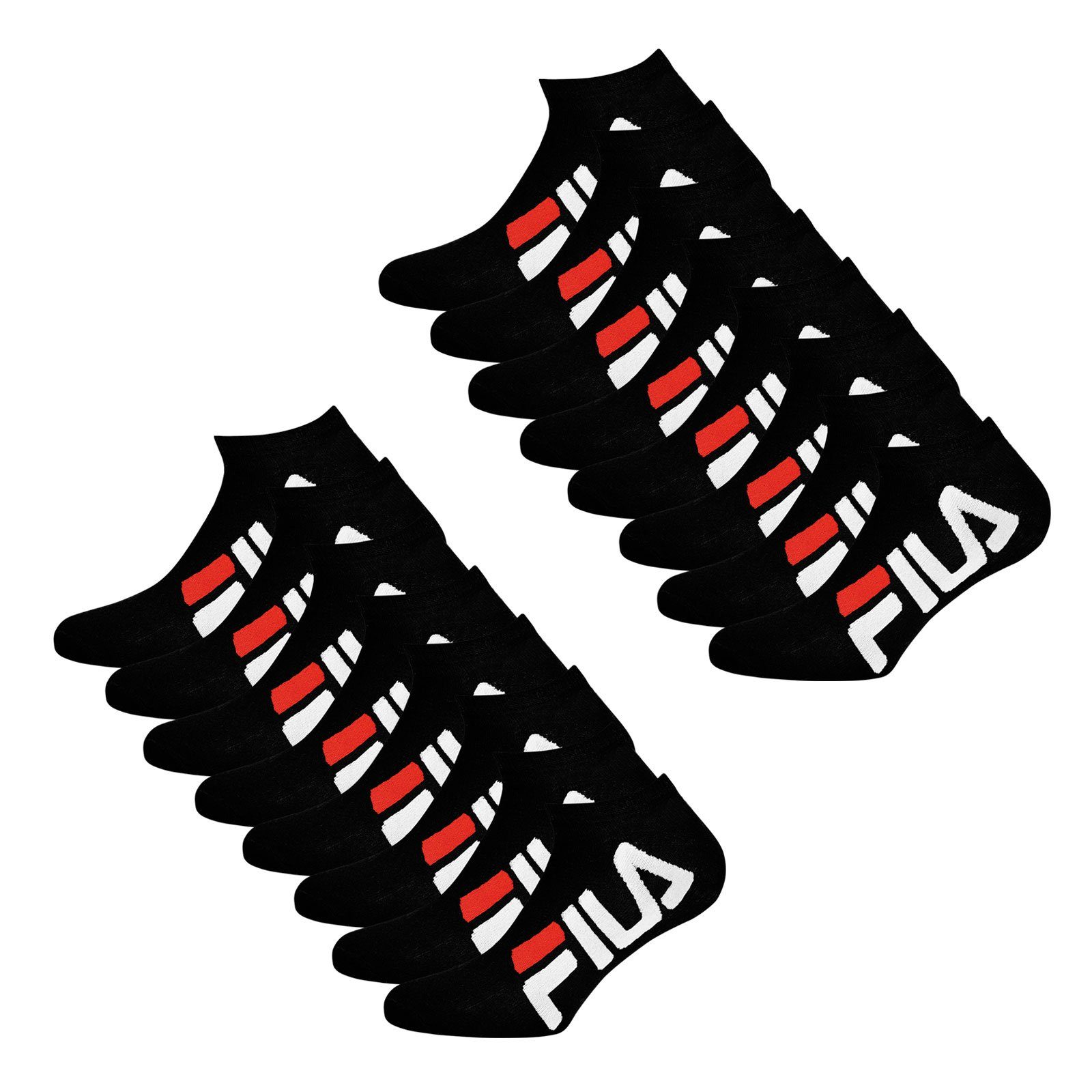 Fila Sneakersocken Calza Inivisible Socks (8-Paar) mit großem Markenschriftzug 200 black