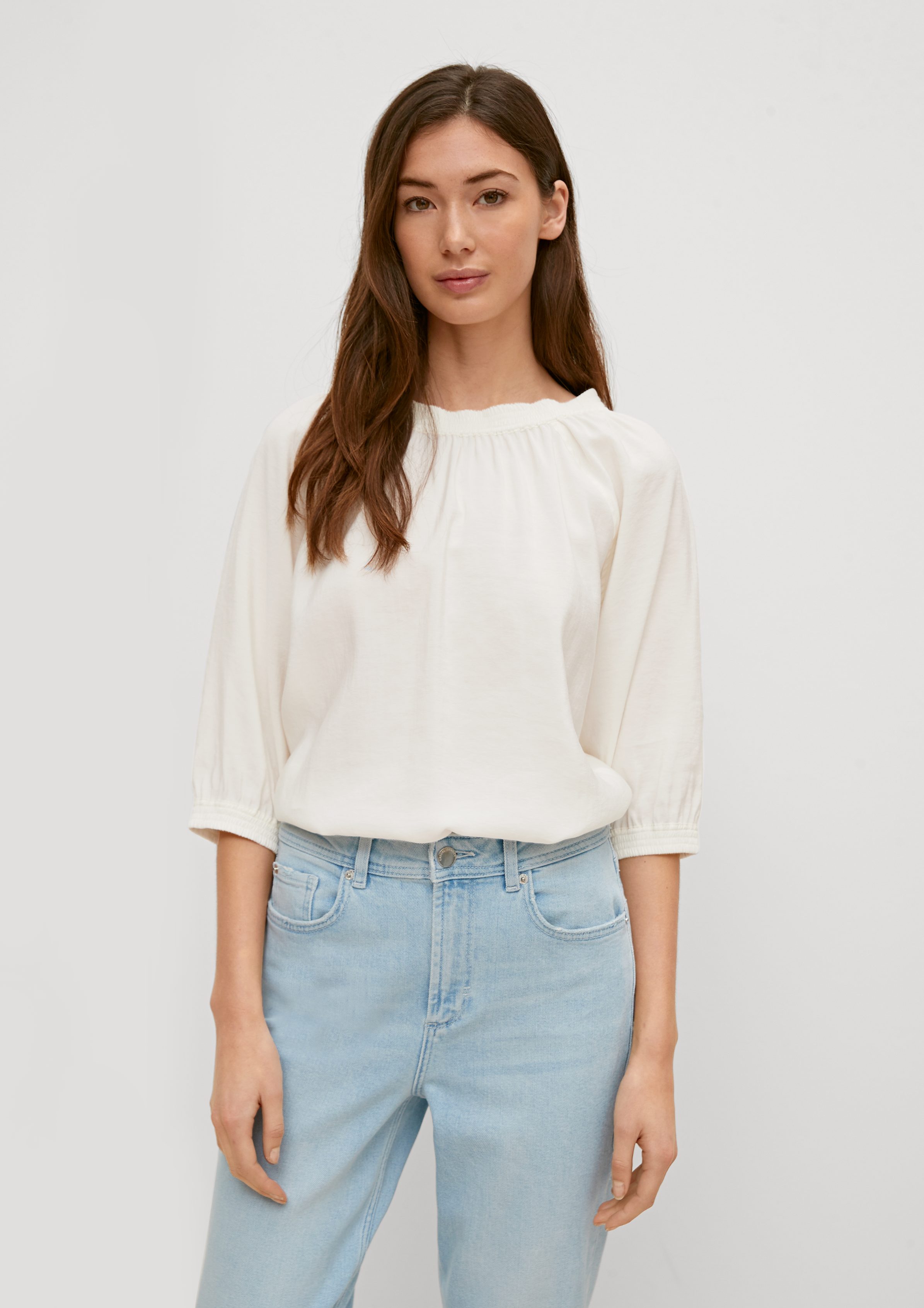 3/4-Arm-Shirt Bluse aus Modalmix