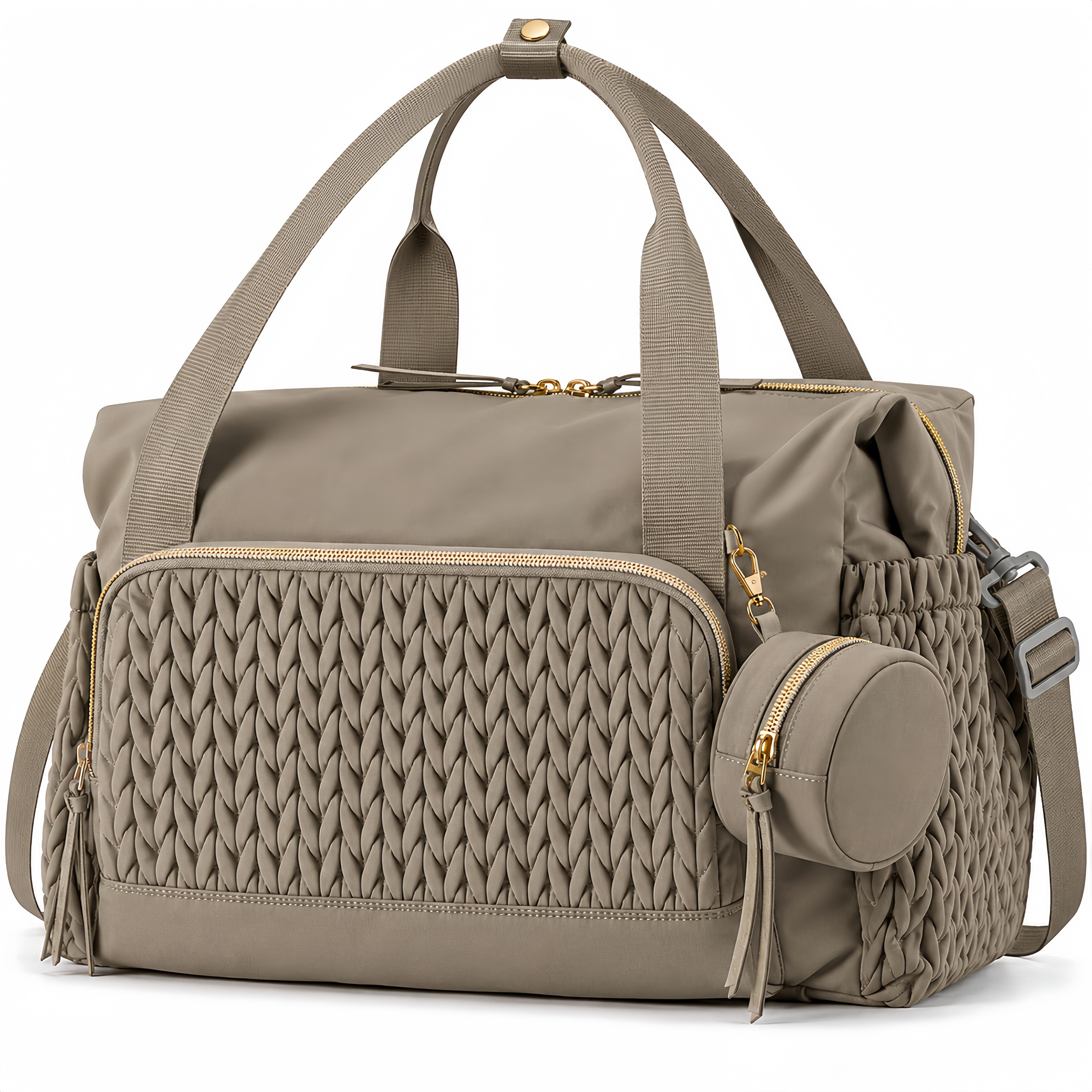 ibettertec Wickeltasche geräumige Reise-Wickeltasche, Wickeltasche, (Kliniktasche für die Geburt, Babytasche mit Schnulleretui)