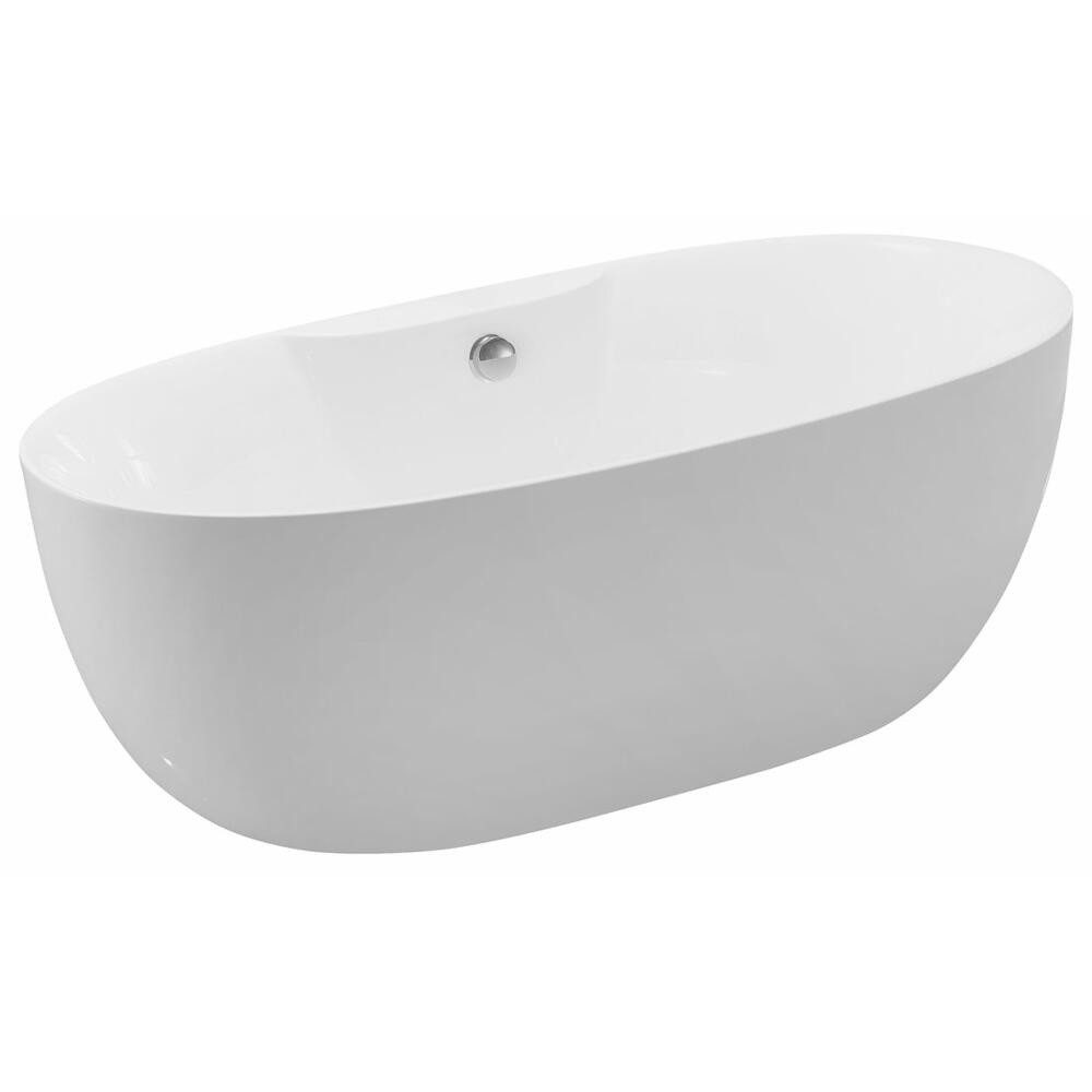 HAK Badewanne RANA freistehende Badewanne 170x80x58cm, Weiß, (1-tlg)