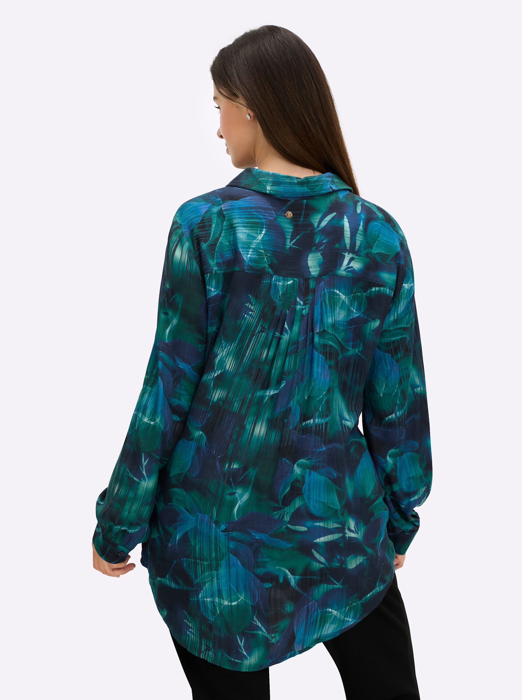 Sheego Klassische Bluse Longbluse . günstig online kaufen