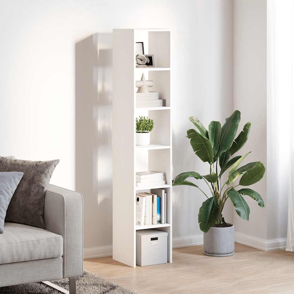 vidaXL Fächerschrank Bücherregale 2 Stk. Stapelbar Weiß 30x30x80 cm Holzwer günstig online kaufen
