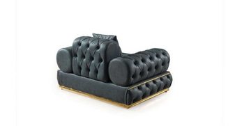 JVmoebel Wohnzimmer-Set, Luxus Sofagarnitur 3+1 Sitzer Garnitur Sofa Sessel Sofas Polster