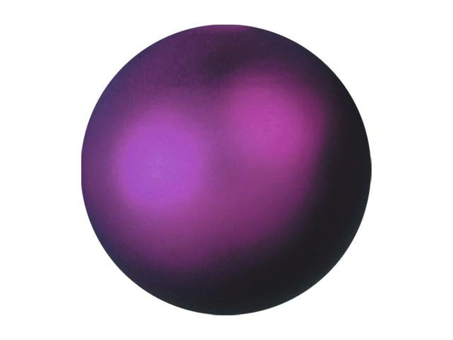 INNA-Glas Christbaumschmuck Weihnachtskugel Fabiana, 48 Stück, metallic-violett, Ø3,5cm