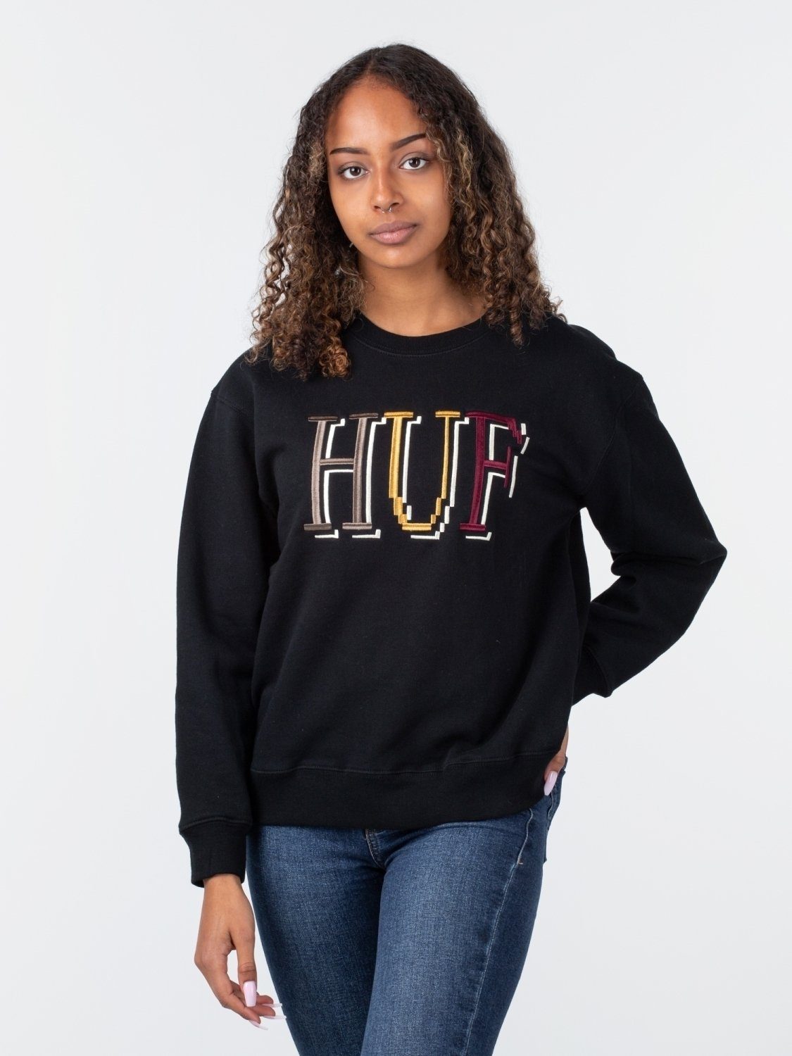 HUF Sweater HUF 8-Bit Sweatshirt