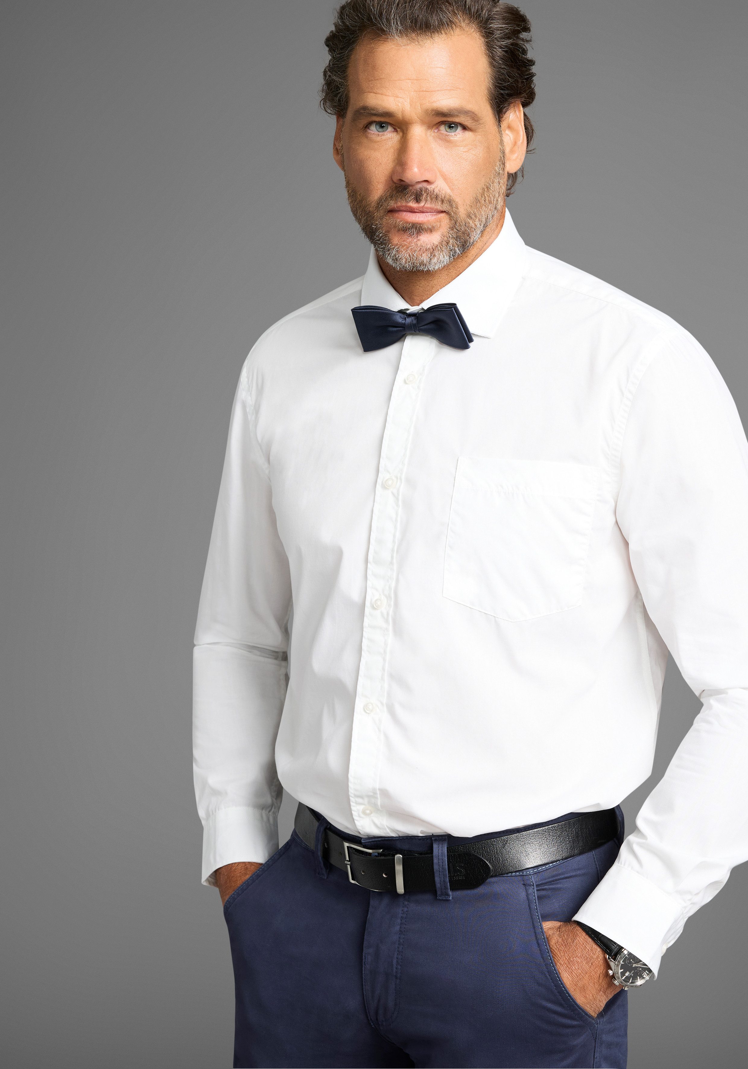 Man's World Fliege in elegant modischer Slim-Form