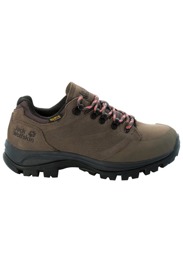 W brown-phantom REBELLION LOW Jack Trekkingschuh TEXAPORE Wolfskin