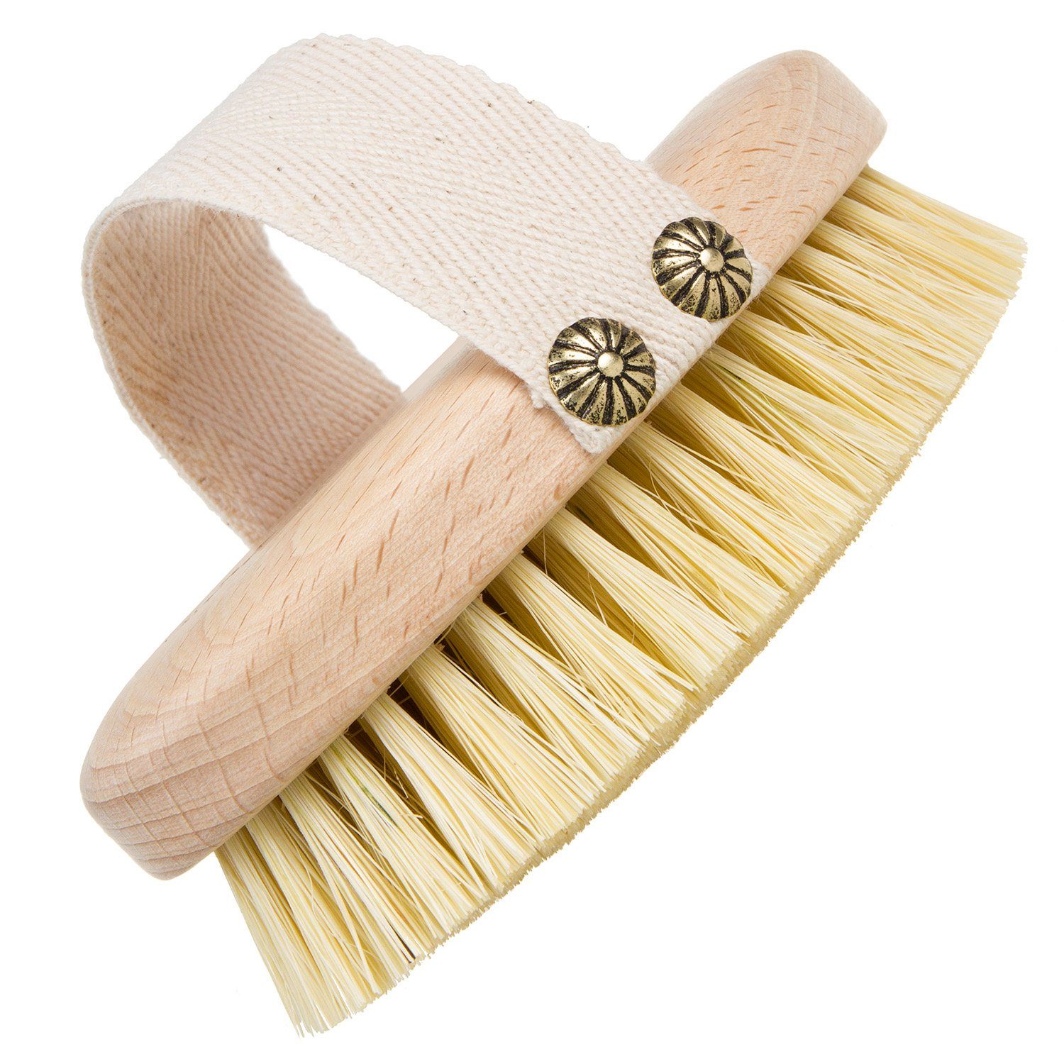 Massagebürste, 1-tlg., aus 100% natürlichen Materialien und Tampico-Fasern