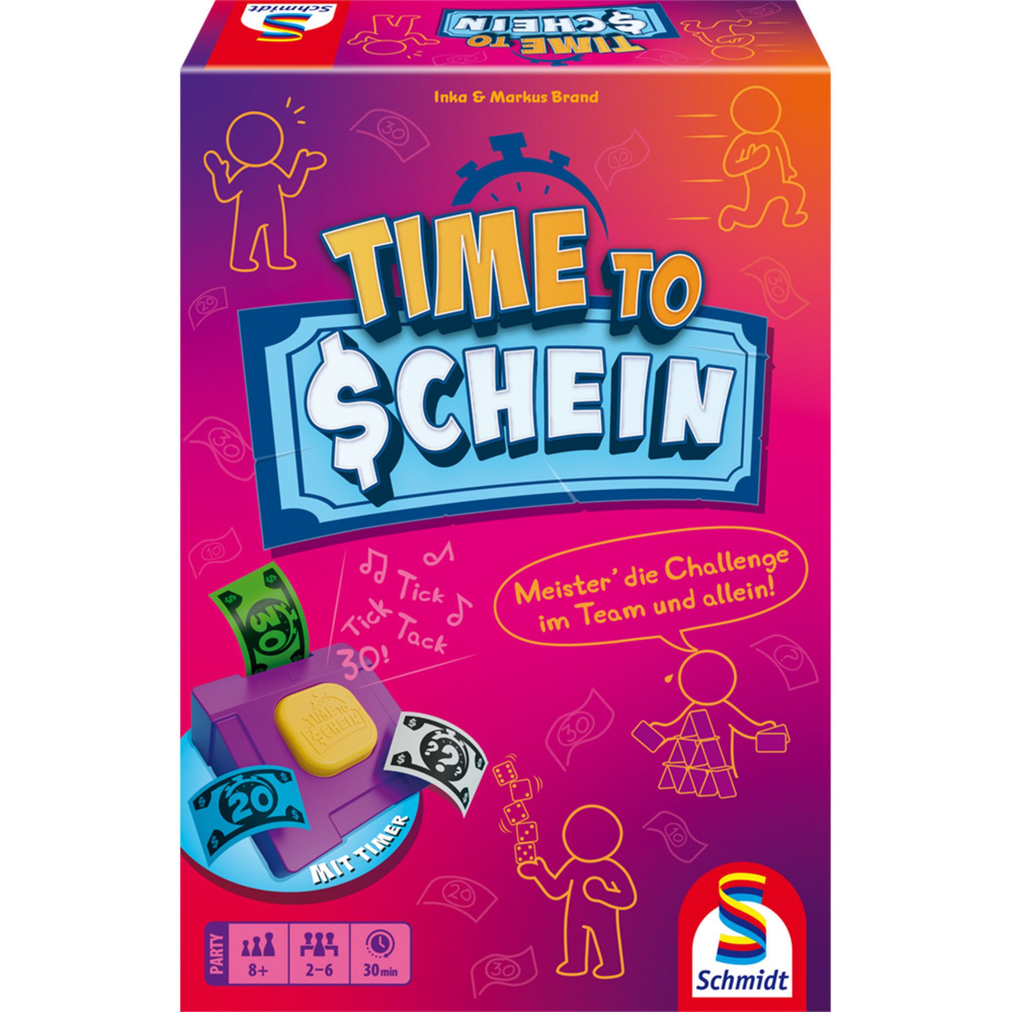Schmidt Spiele Spiel Schmidt Spiele Time to Schein, Brettspiel