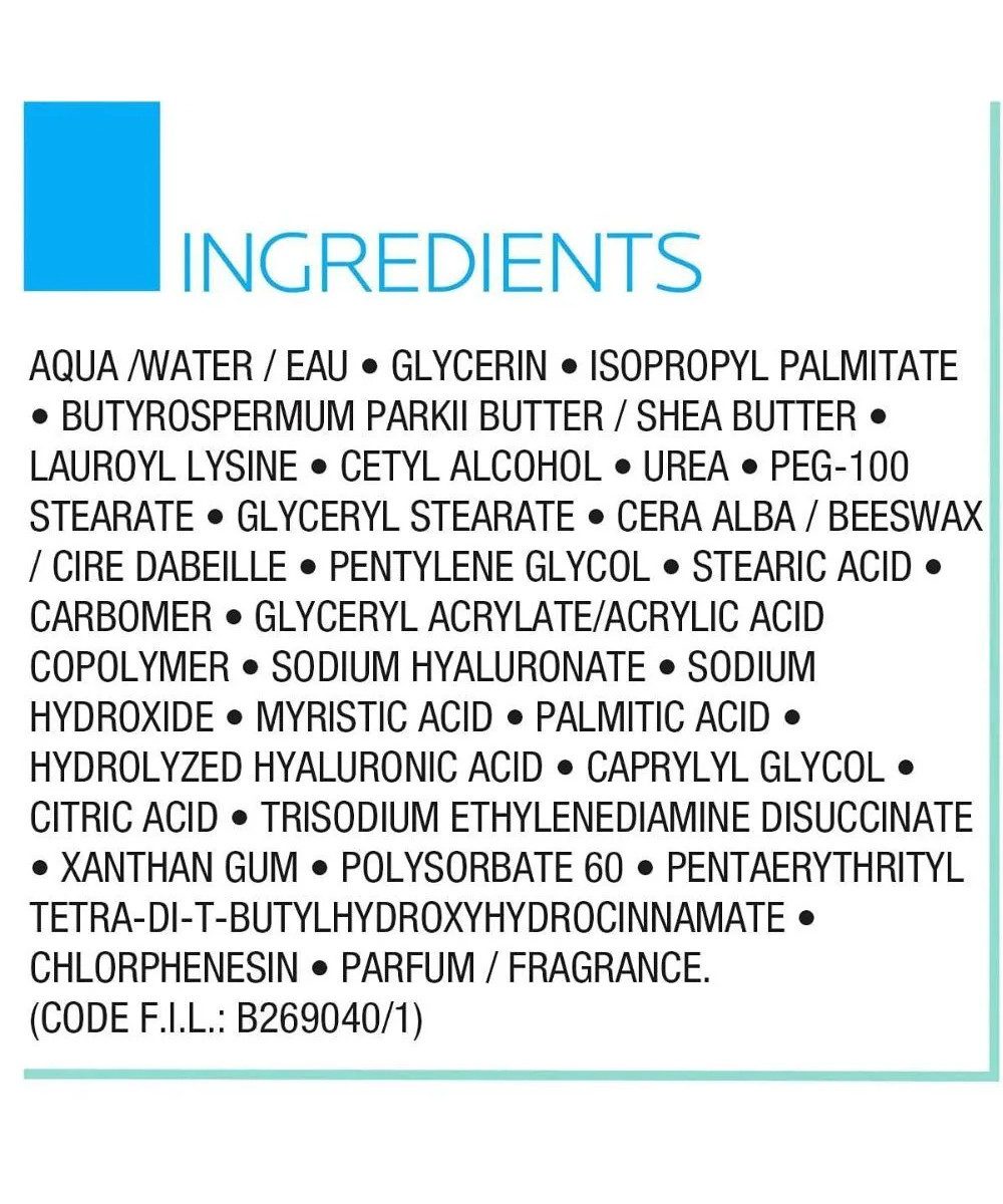 La Roche-Posay Tagescreme La Roche-Posay Reichhaltig LRP Hydraphase HA Creme Packung, 1-tlg., Pflegende Gesichtscreme für 72h