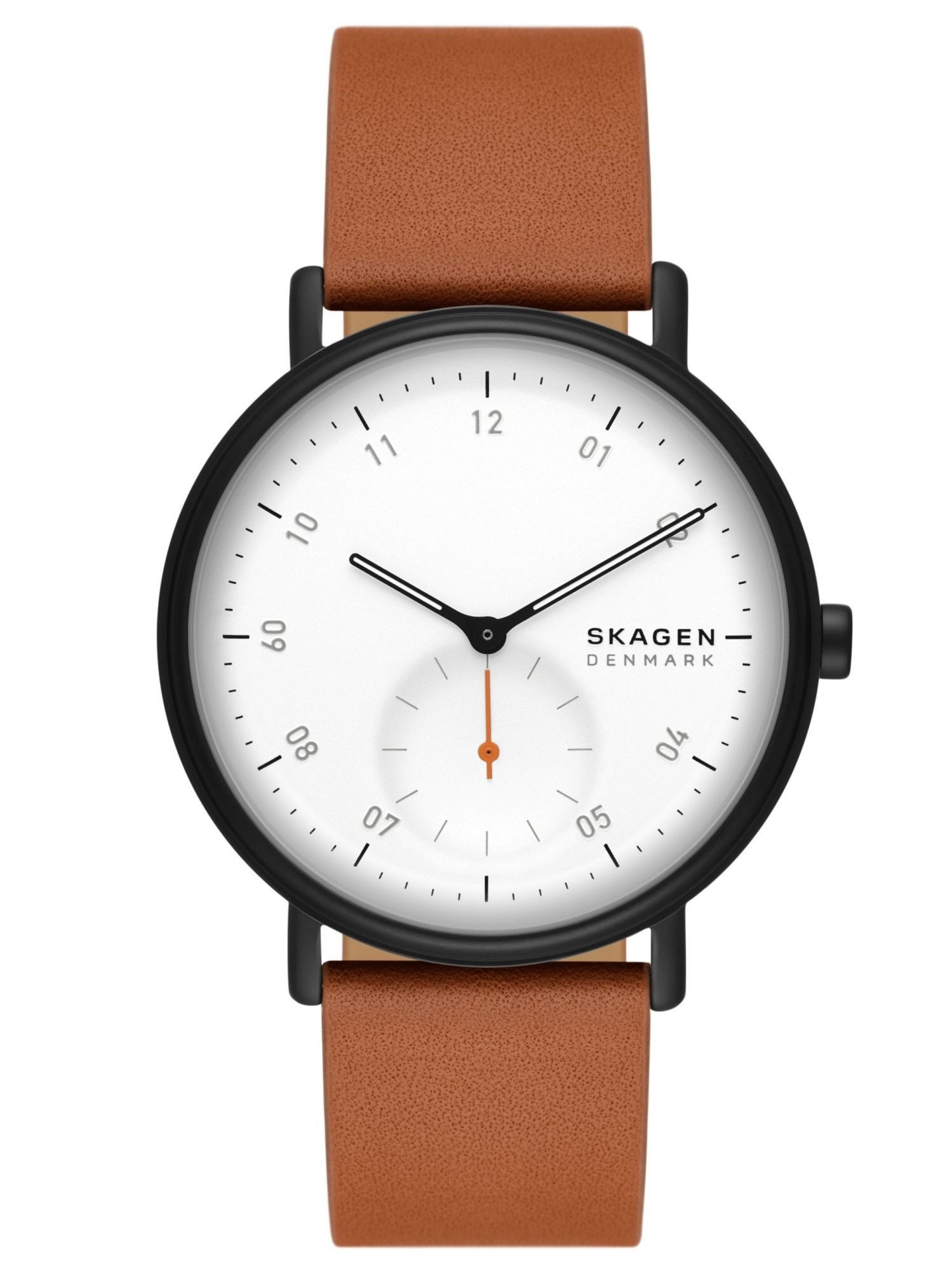 SKAGEN Quarzuhr SKW6889 SKW6889, Skagen SKW6889 KUPPEL Uhr Herrenuhr Lederarmband Braun