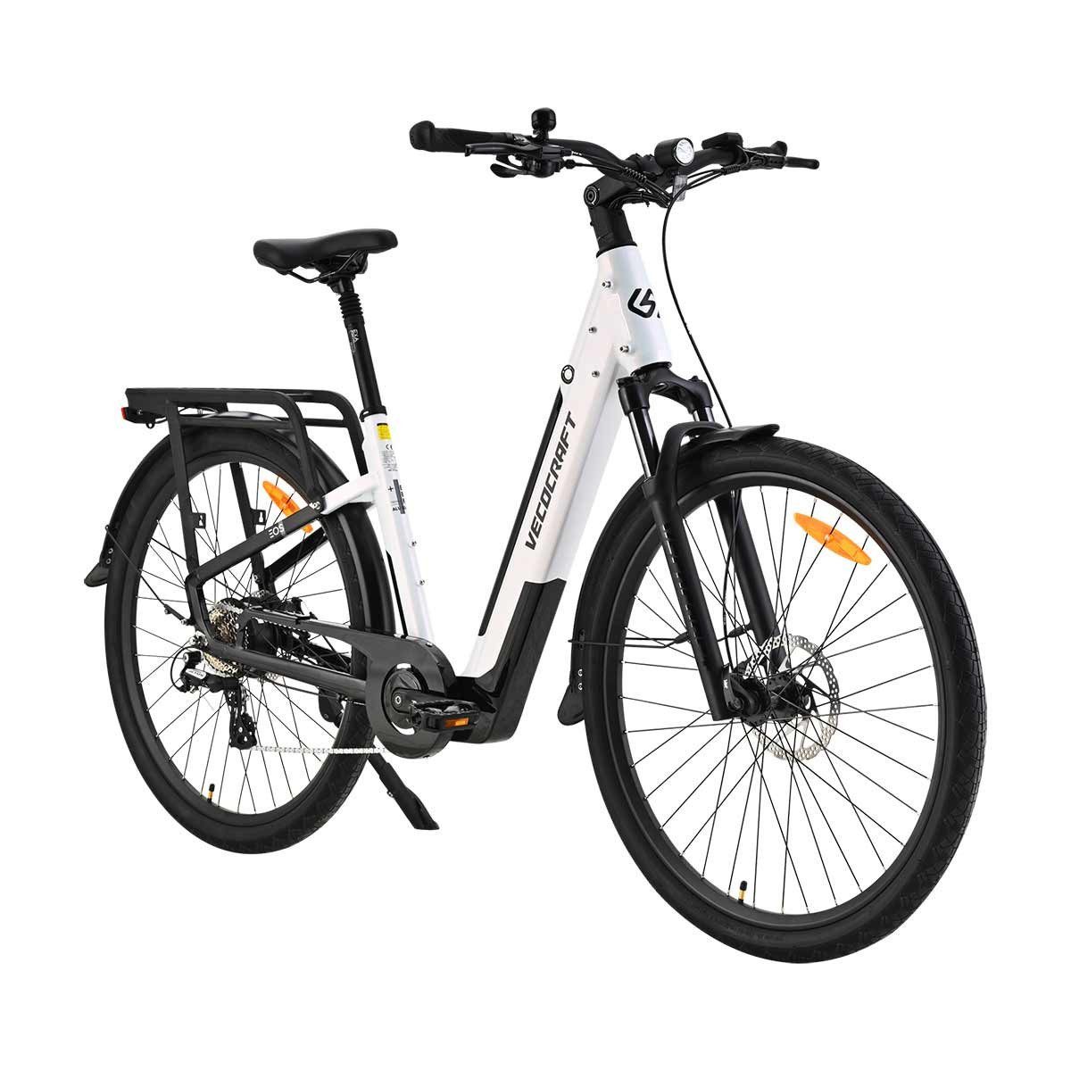 VECOCRAFT E-Bike Cityrad EOS ebike damen 28 zoll 25 km/h, 8 Gang Shimano, Heckmotor, 468 Wh