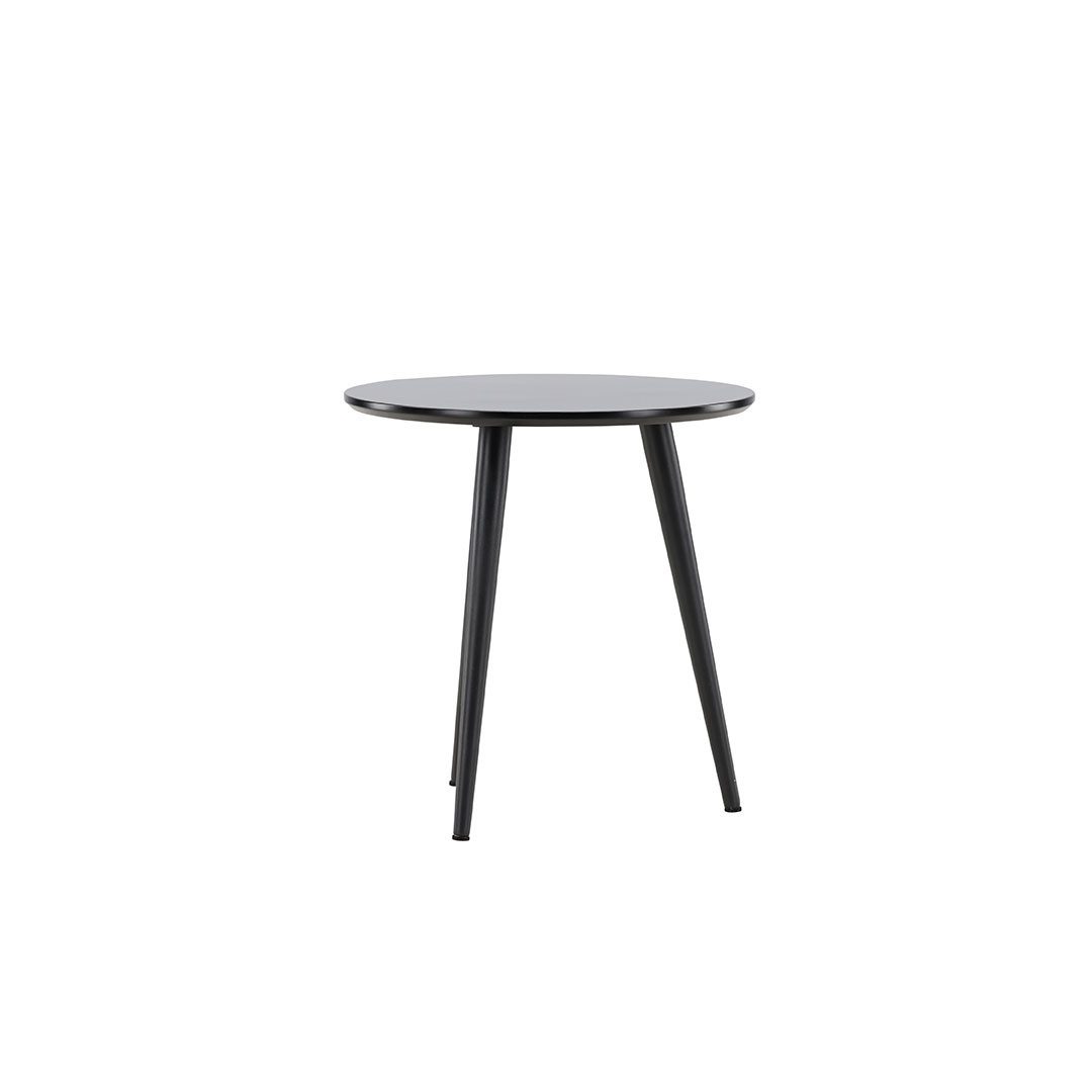Venture Home Couchtisch Askim Ecktisch Ø48 cm schwarz.