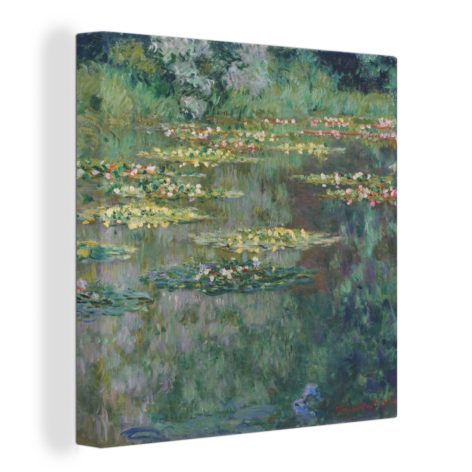 OneMillionCanvasses® Leinwandbild Seerosen - Kunstdrucke von günstig online kaufen